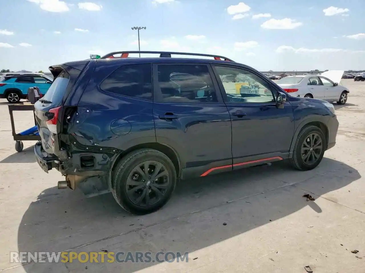 3 Photograph of a damaged car JF2SKARCXLH568754 SUBARU FORESTER 2020