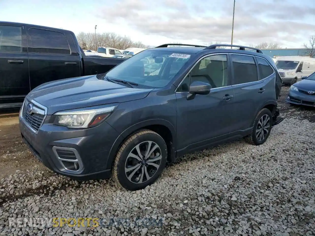 1 Photograph of a damaged car JF2SKASC0LH530086 SUBARU FORESTER 2020