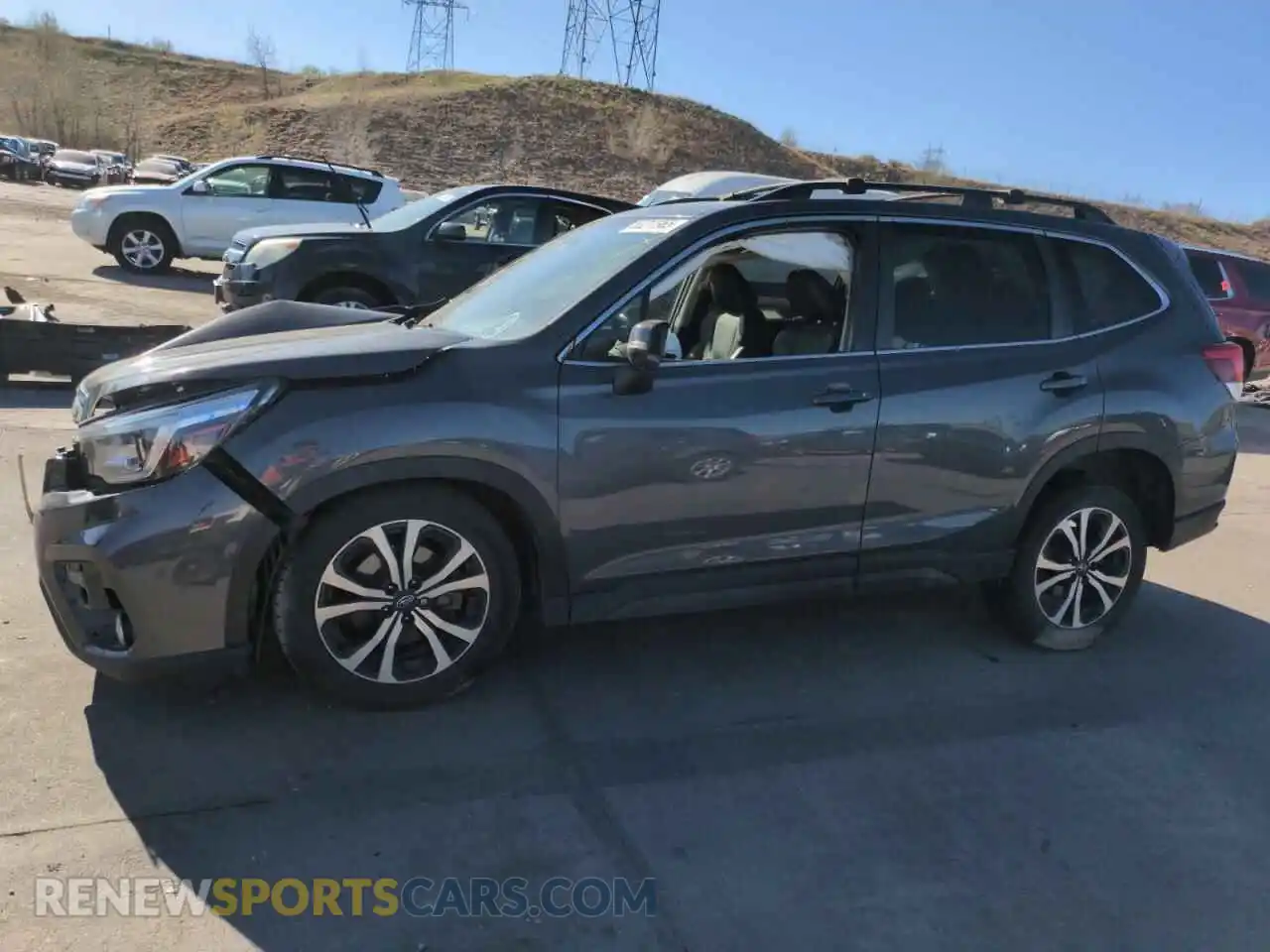 1 Photograph of a damaged car JF2SKASC2LH556804 SUBARU FORESTER 2020