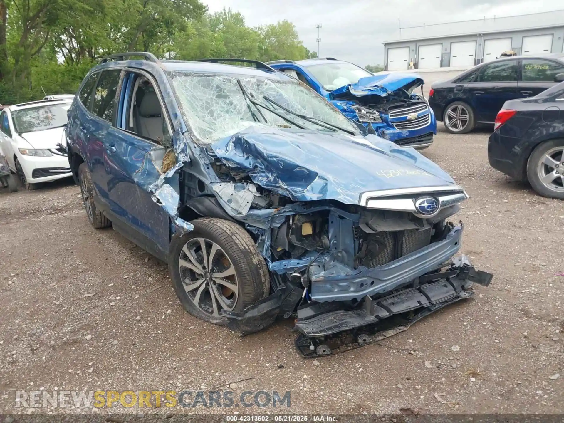 1 Photograph of a damaged car JF2SKASC4LH427947 SUBARU FORESTER 2020