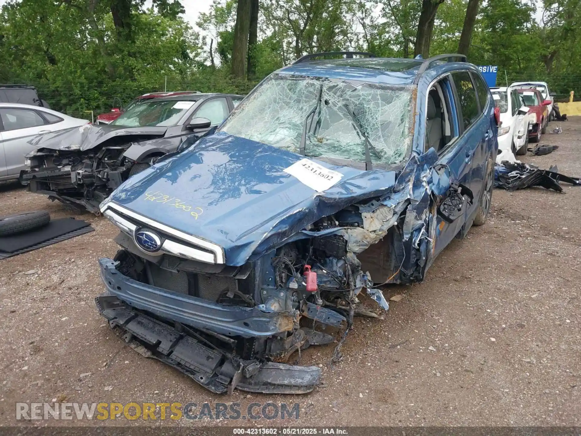 2 Photograph of a damaged car JF2SKASC4LH427947 SUBARU FORESTER 2020