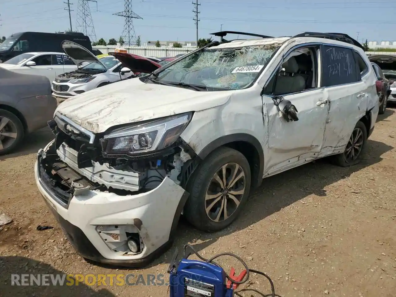 1 Photograph of a damaged car JF2SKASC6LH414083 SUBARU FORESTER 2020