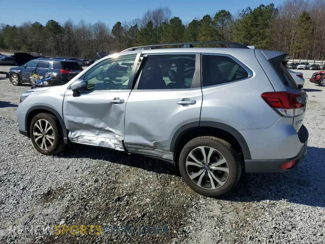 2 Photograph of a damaged car JF2SKASC7LH604619 SUBARU FORESTER 2020