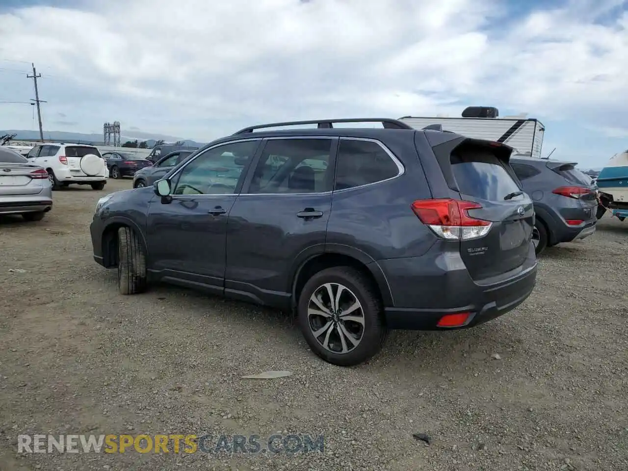 2 Photograph of a damaged car JF2SKASC8LH503296 SUBARU FORESTER 2020