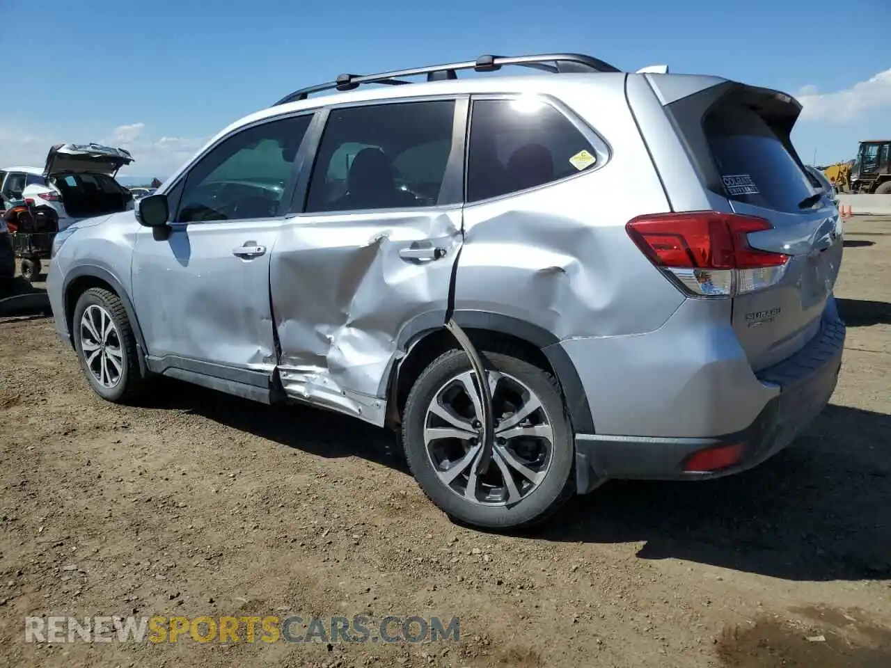 2 Photograph of a damaged car JF2SKAUC8LH458213 SUBARU FORESTER 2020