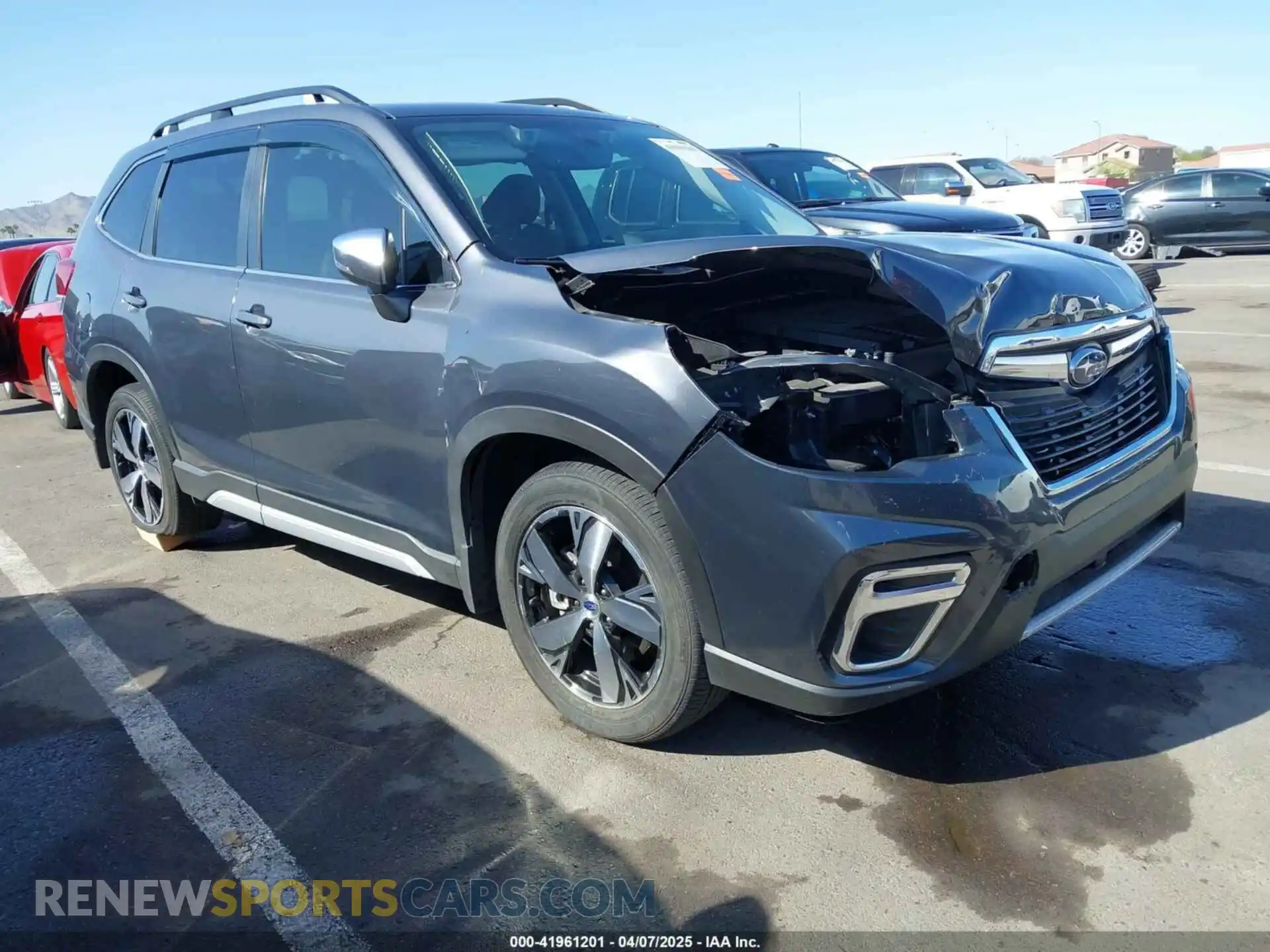 1 Photograph of a damaged car JF2SKAXC1LH590256 SUBARU FORESTER 2020