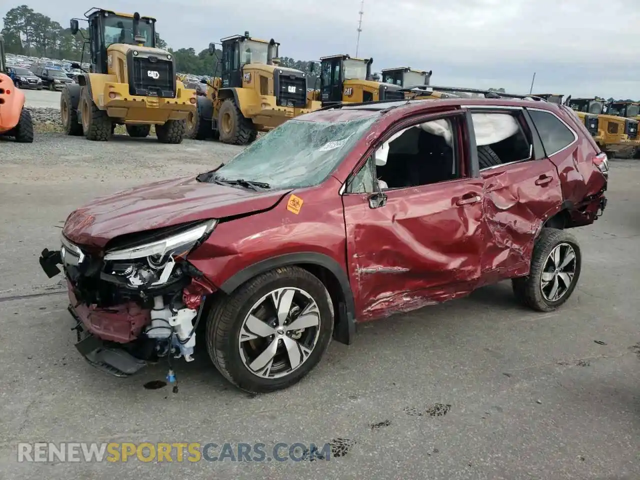 1 fotografías del automóvil dañado JF2SKAXC3LH601113 SUBARU FORESTER 2020