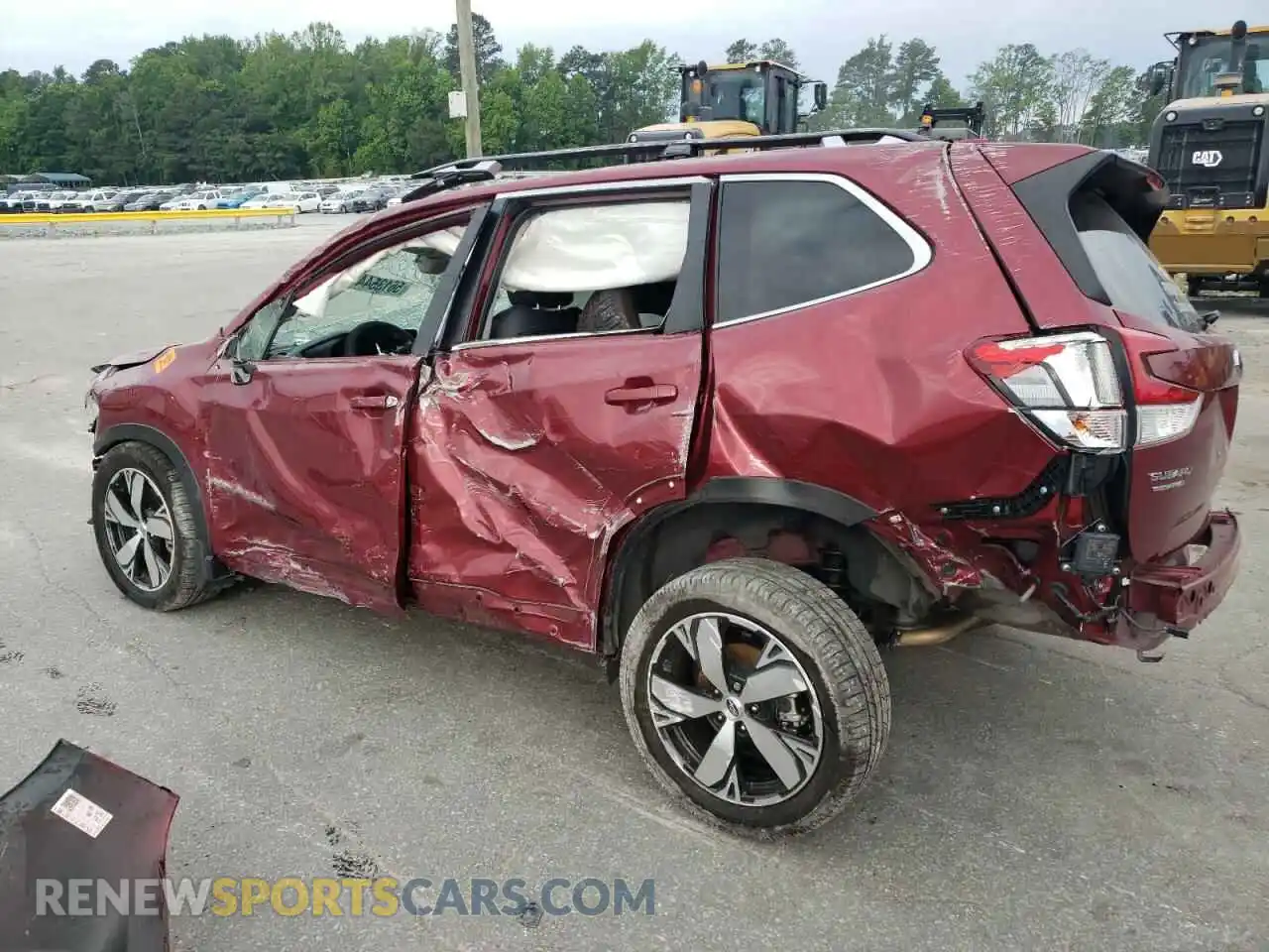 2 fotografías del automóvil dañado JF2SKAXC3LH601113 SUBARU FORESTER 2020