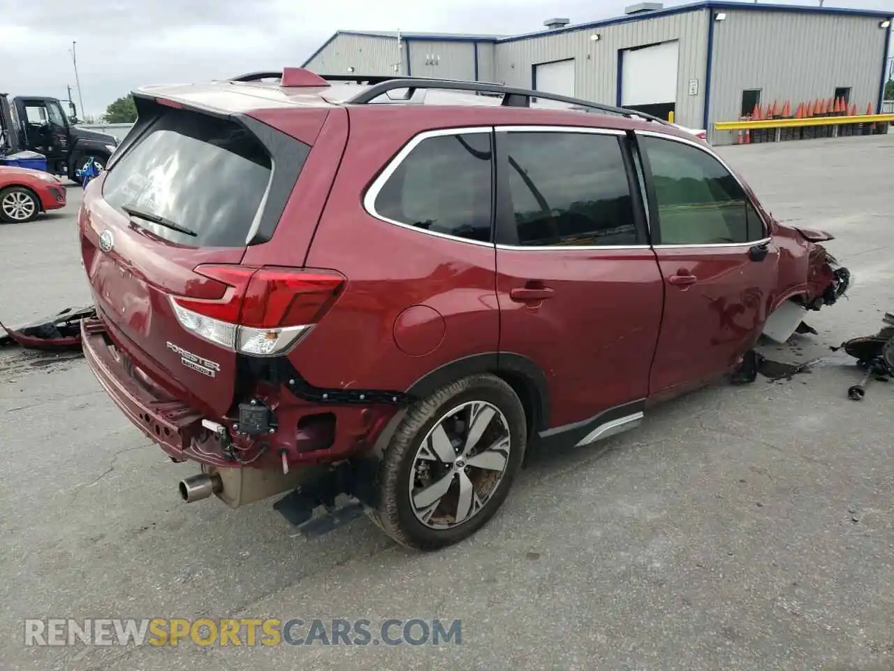 3 fotografías del automóvil dañado JF2SKAXC3LH601113 SUBARU FORESTER 2020