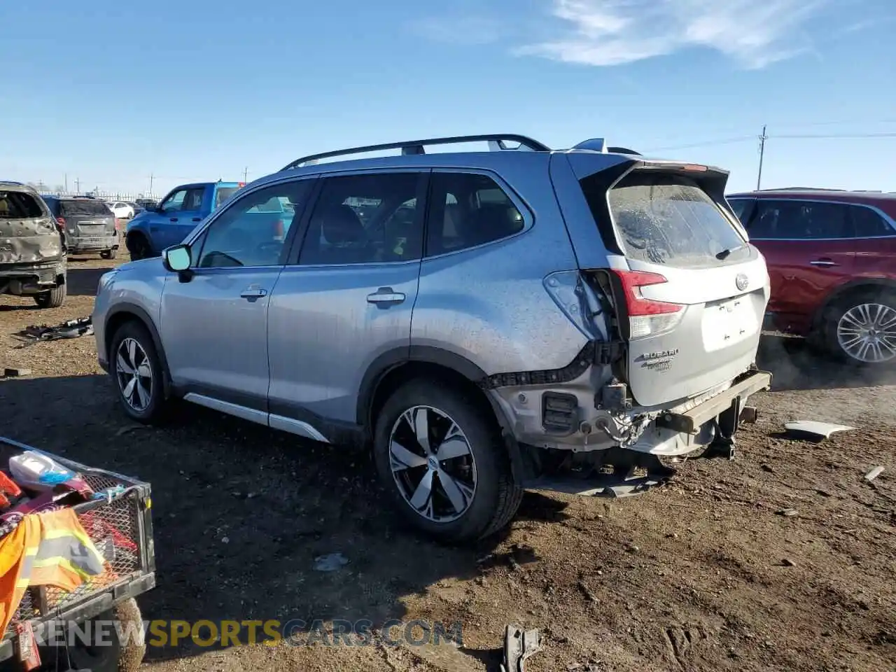 2 Photograph of a damaged car JF2SKAXC5LH422278 SUBARU FORESTER 2020