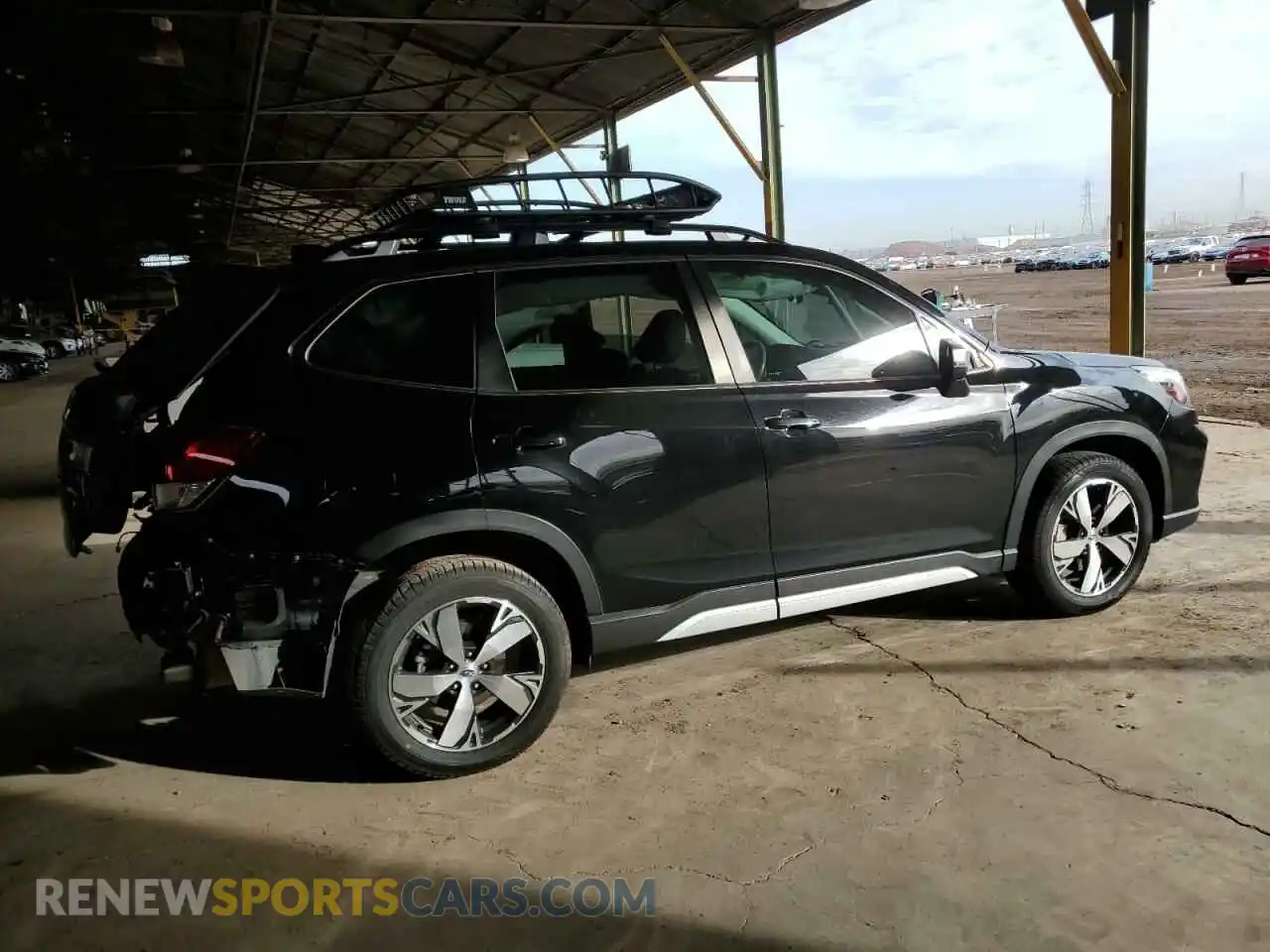 3 fotografías del automóvil dañado JF2SKAXC9LH552757 SUBARU FORESTER 2020