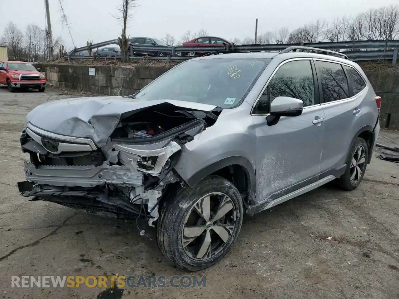 1 Photograph of a damaged car JF2SKAXC9LH579957 SUBARU FORESTER 2020