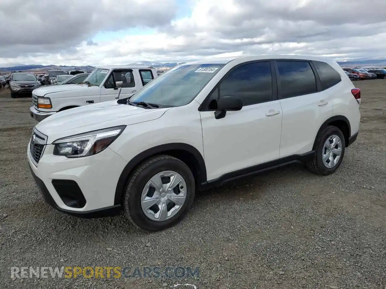 1 Photograph of a damaged car JF2SKAACXMH455884 SUBARU FORESTER 2021