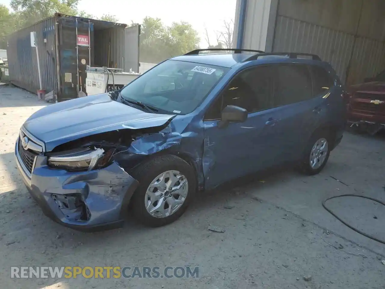 1 Photograph of a damaged car JF2SKADC0MH466498 SUBARU FORESTER 2021