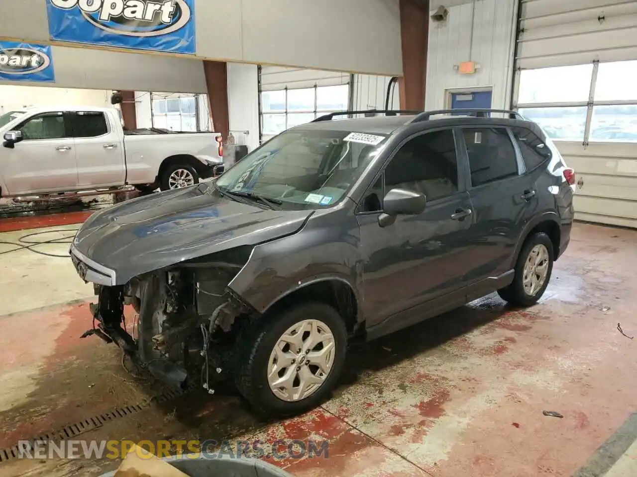 1 Photograph of a damaged car JF2SKADC0MH467697 SUBARU FORESTER 2021