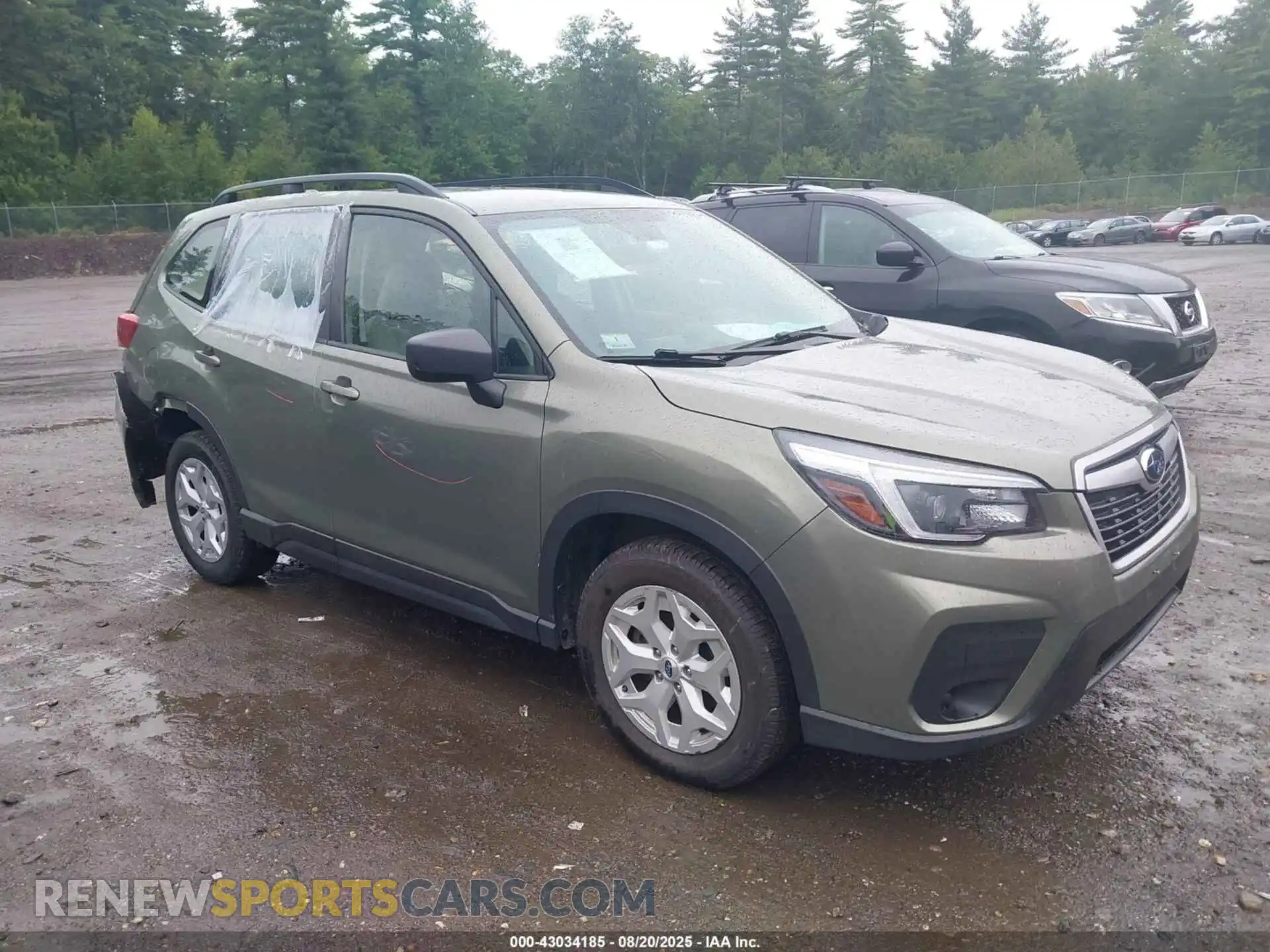 1 Photograph of a damaged car JF2SKADC1MH419075 SUBARU FORESTER 2021