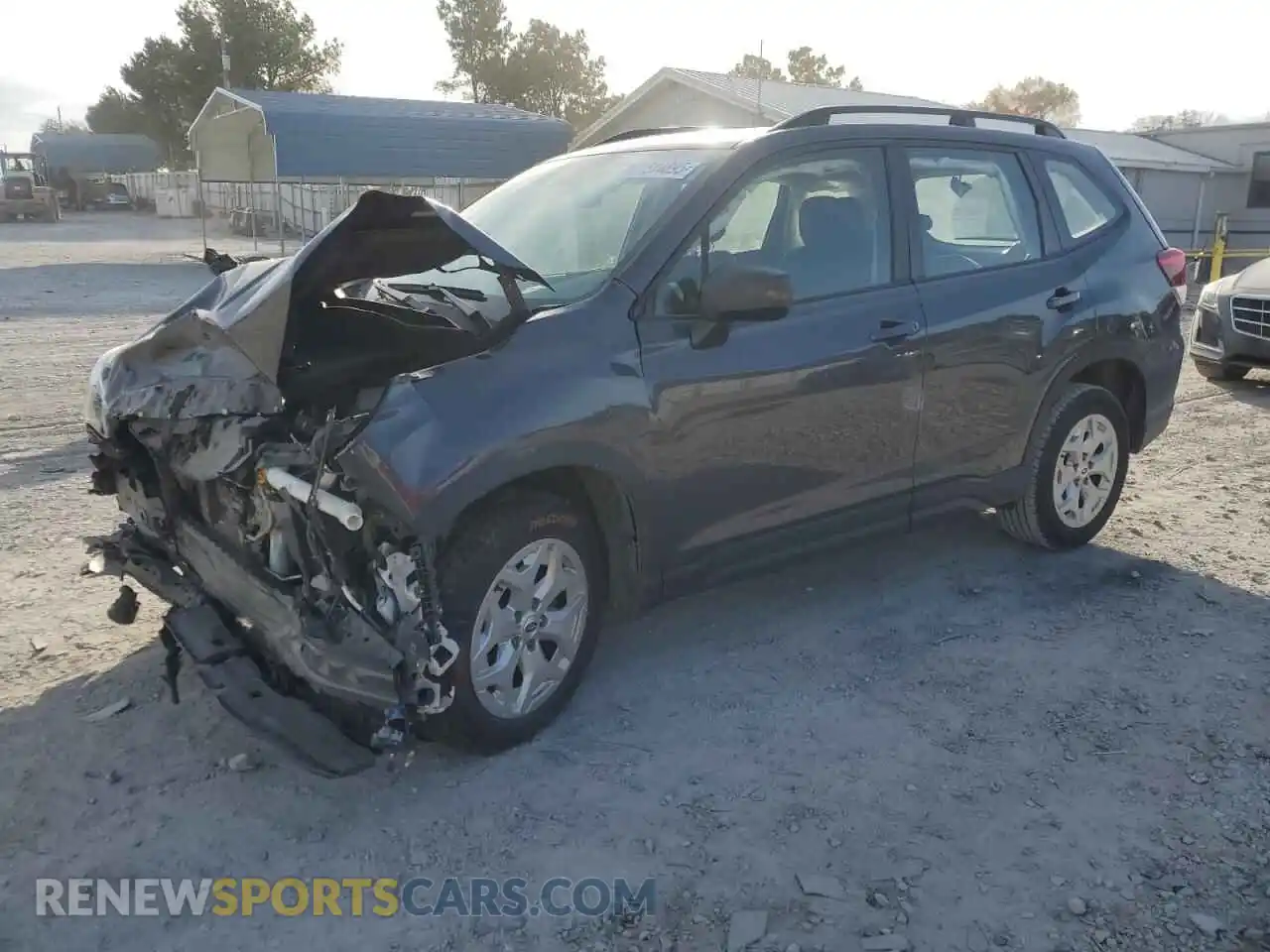 1 Фотография поврежденного автомобиля JF2SKADC1MH525154 SUBARU FORESTER 2021