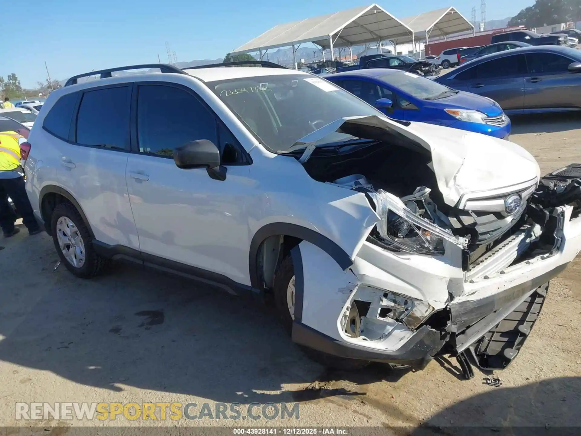 1 Photograph of a damaged car JF2SKADC2MH478264 SUBARU FORESTER 2021