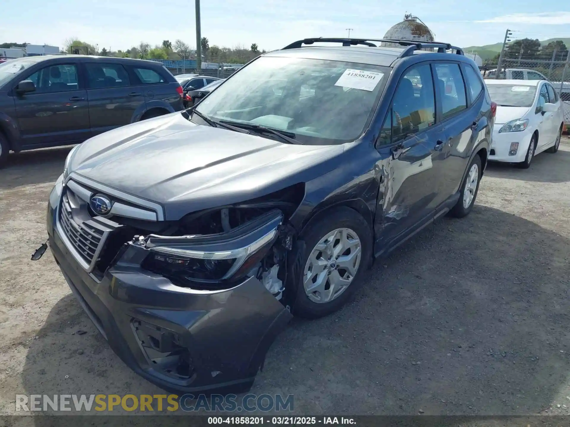 2 Photograph of a damaged car JF2SKADC3MH404559 SUBARU FORESTER 2021
