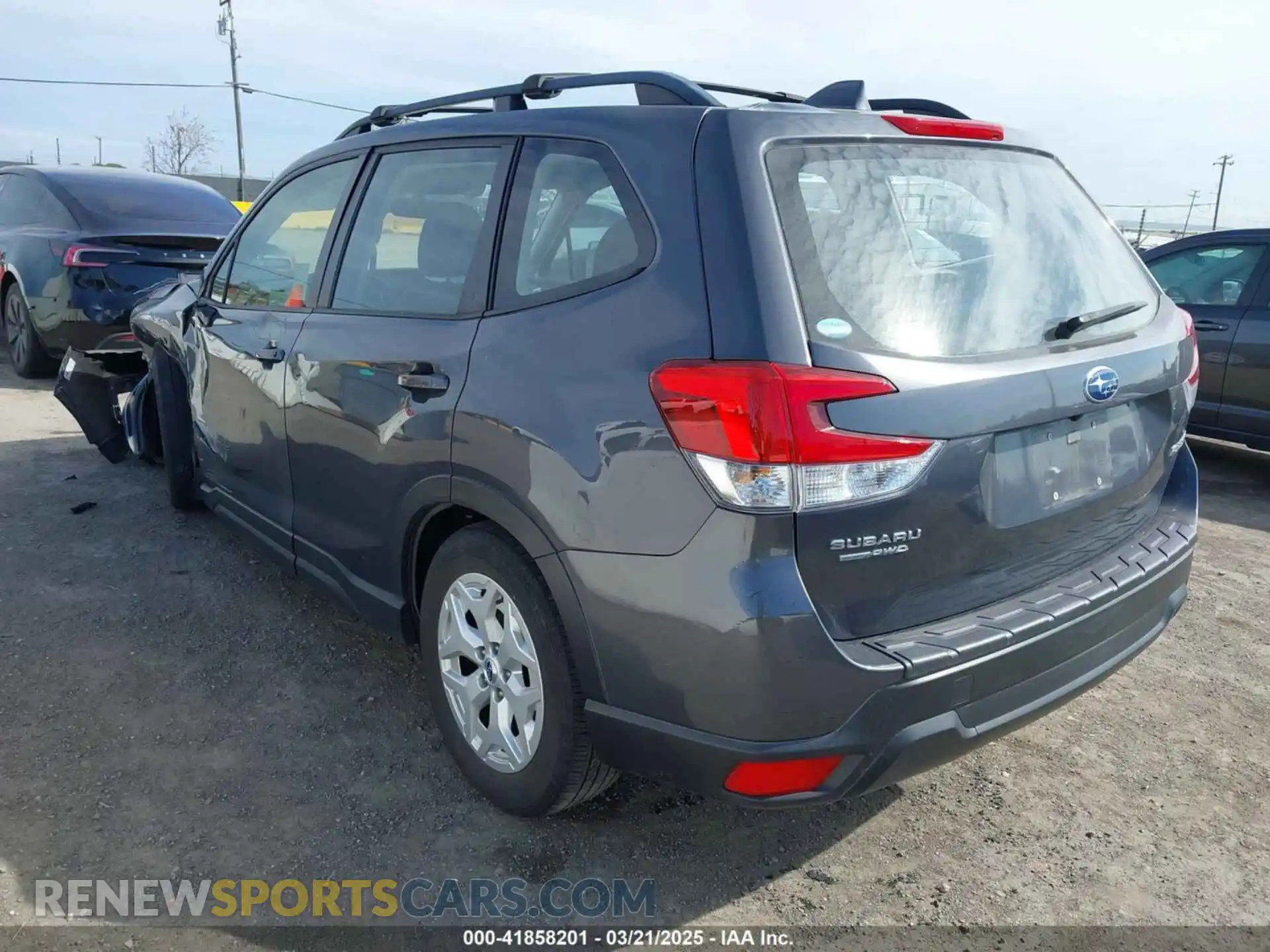 3 Photograph of a damaged car JF2SKADC3MH404559 SUBARU FORESTER 2021