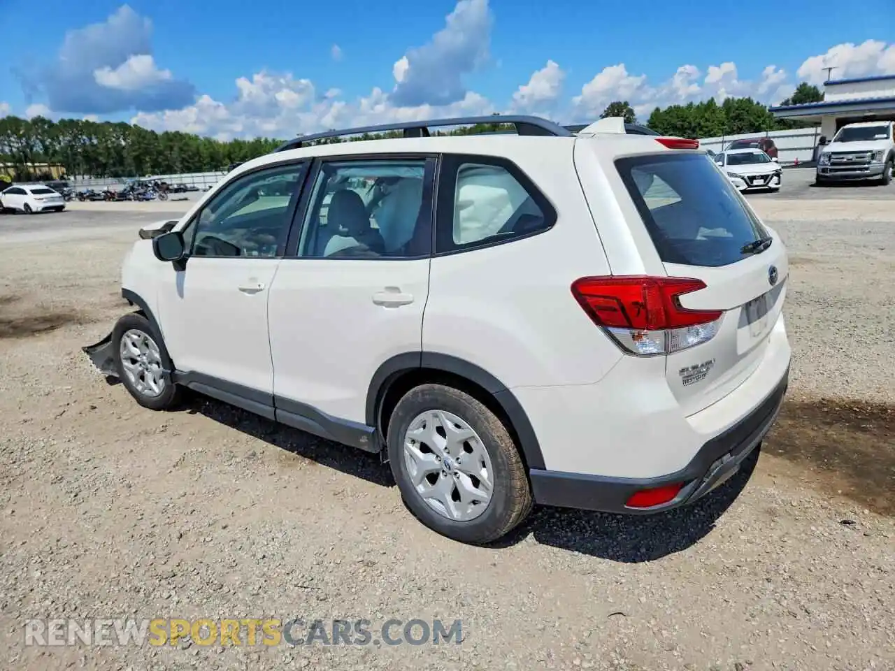 2 fotografías del automóvil dañado JF2SKADC3MH410992 SUBARU FORESTER 2021