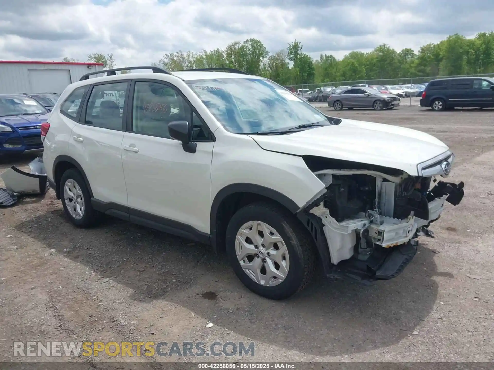 1 Photograph of a damaged car JF2SKADC3MH480153 SUBARU FORESTER 2021