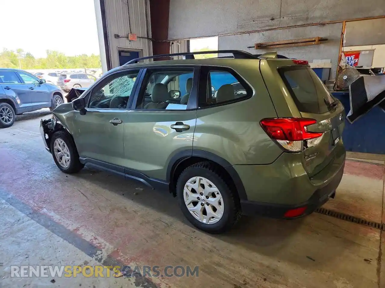 2 Photograph of a damaged car JF2SKADC3MH524507 SUBARU FORESTER 2021