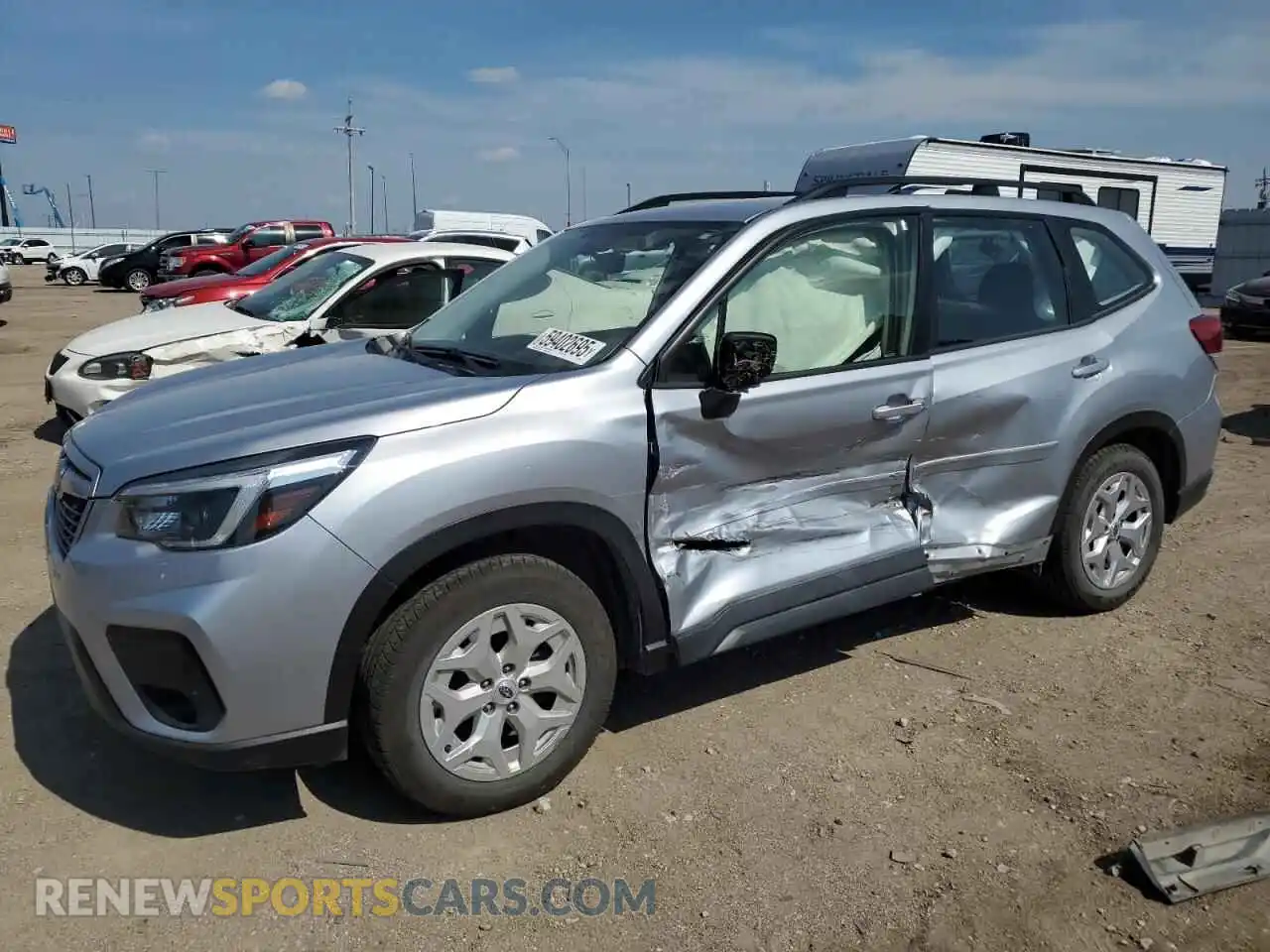 1 Photograph of a damaged car JF2SKADC3MH533983 SUBARU FORESTER 2021