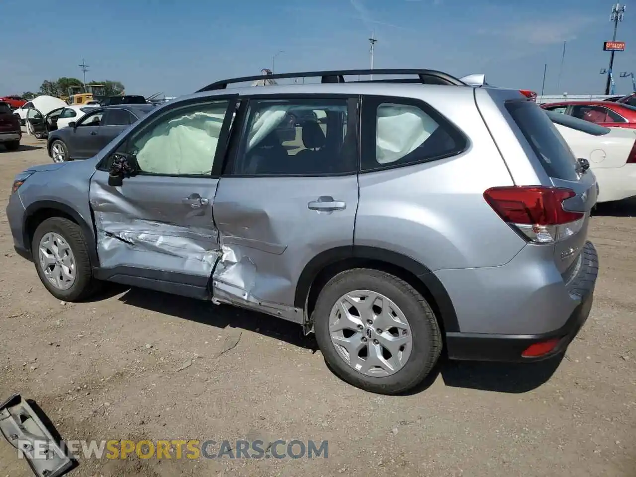 2 Photograph of a damaged car JF2SKADC3MH533983 SUBARU FORESTER 2021