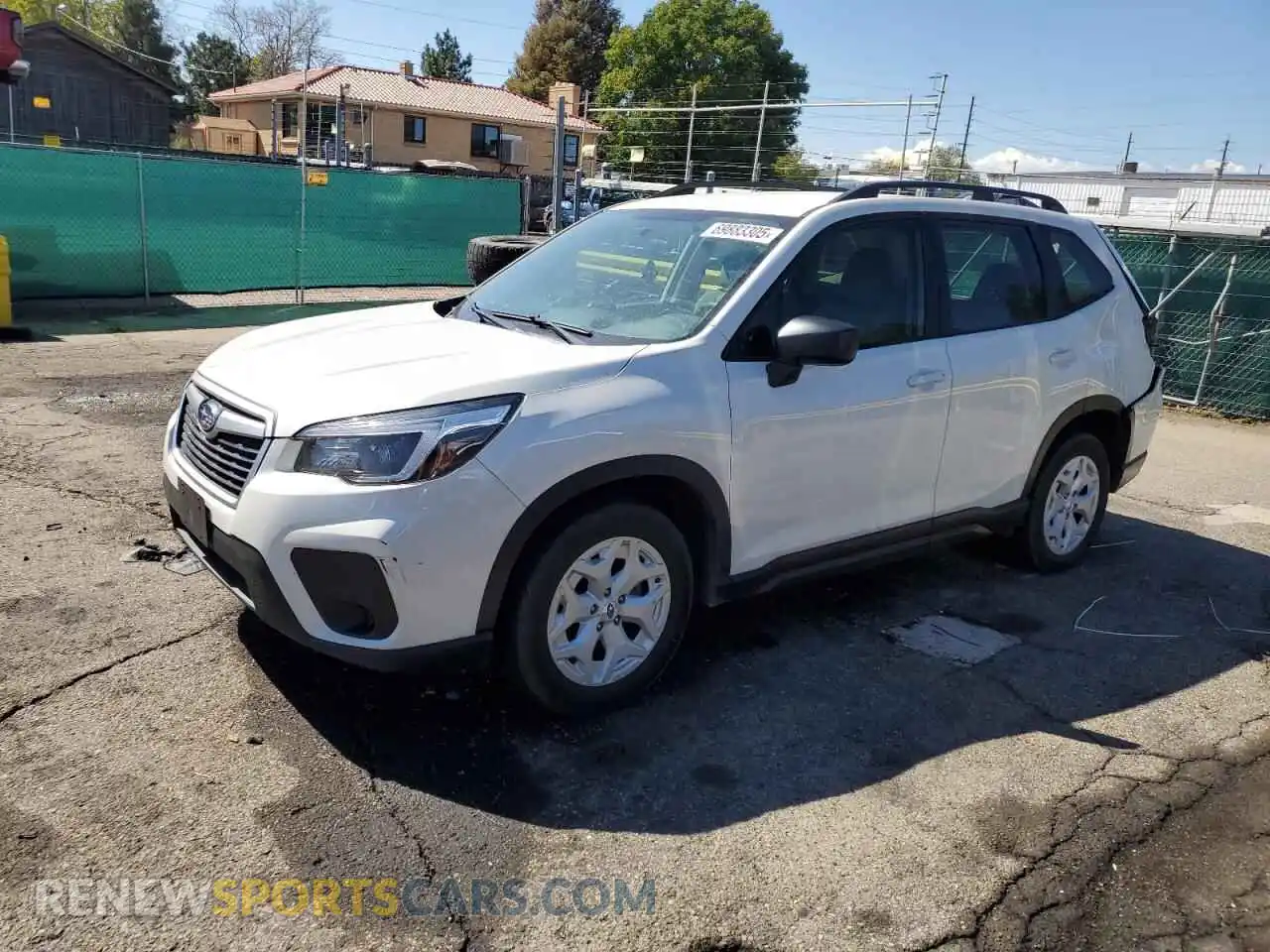 1 Photograph of a damaged car JF2SKADC3MH567776 SUBARU FORESTER 2021