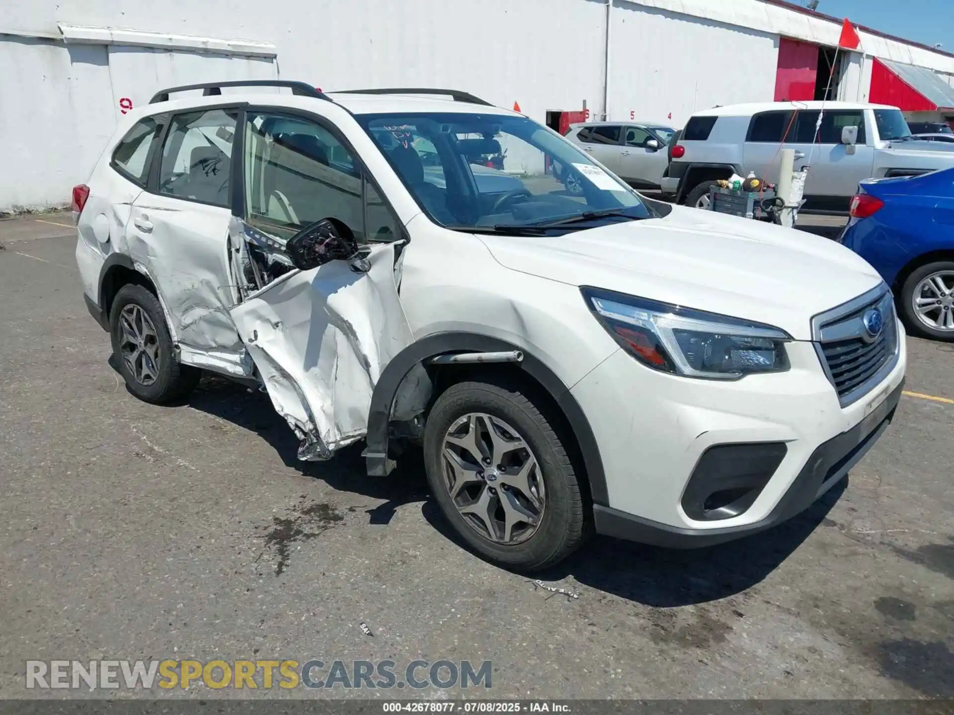 1 Фотография поврежденного автомобиля JF2SKADC4MH484695 SUBARU FORESTER 2021