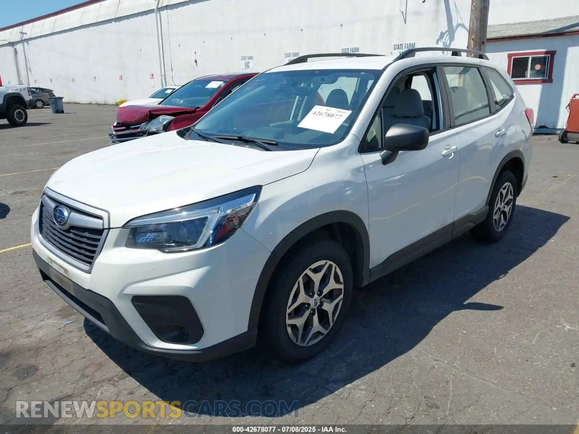 2 Фотография поврежденного автомобиля JF2SKADC4MH484695 SUBARU FORESTER 2021