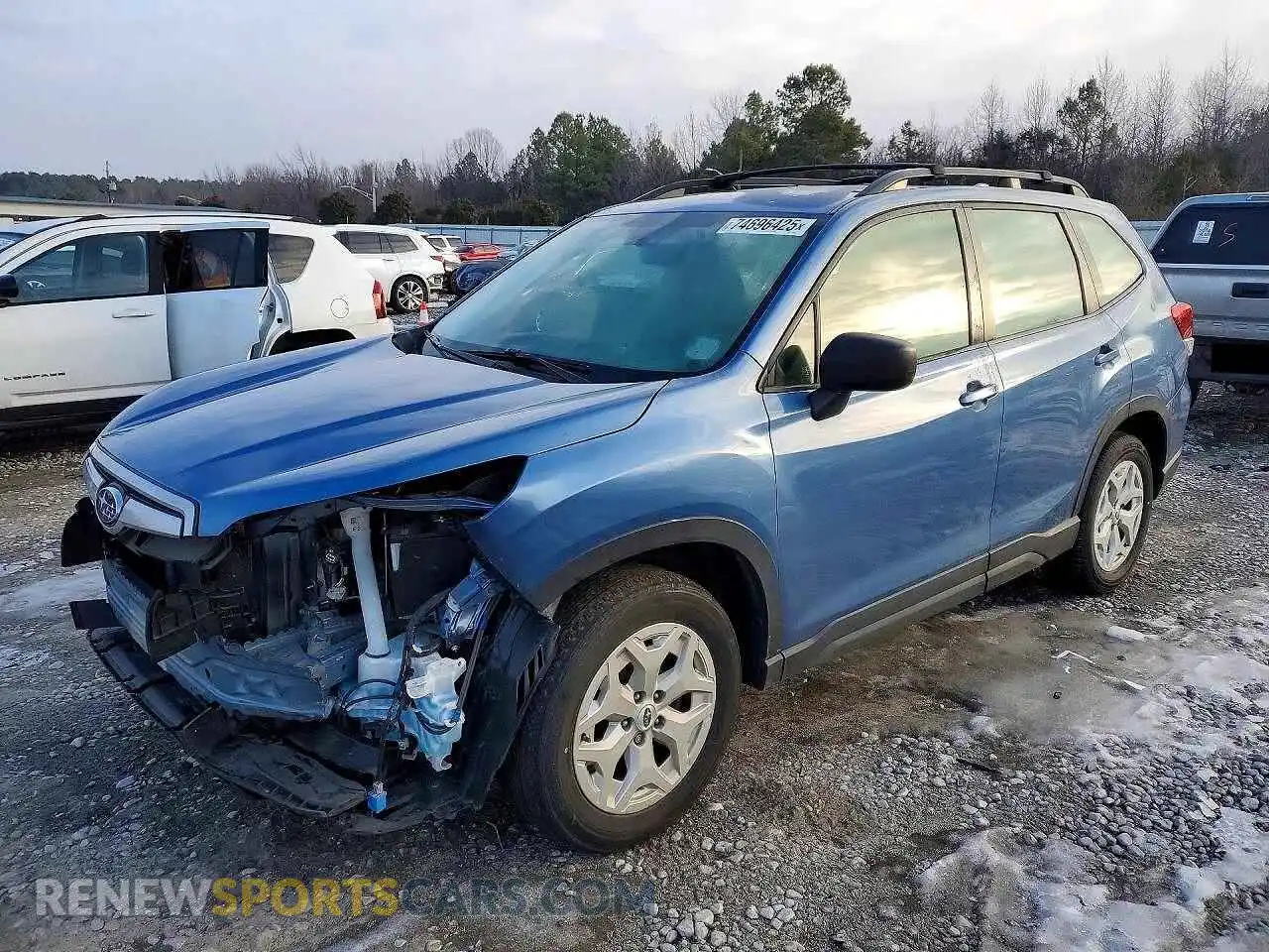 1 Фотография поврежденного автомобиля JF2SKADC4MH573148 SUBARU FORESTER 2021