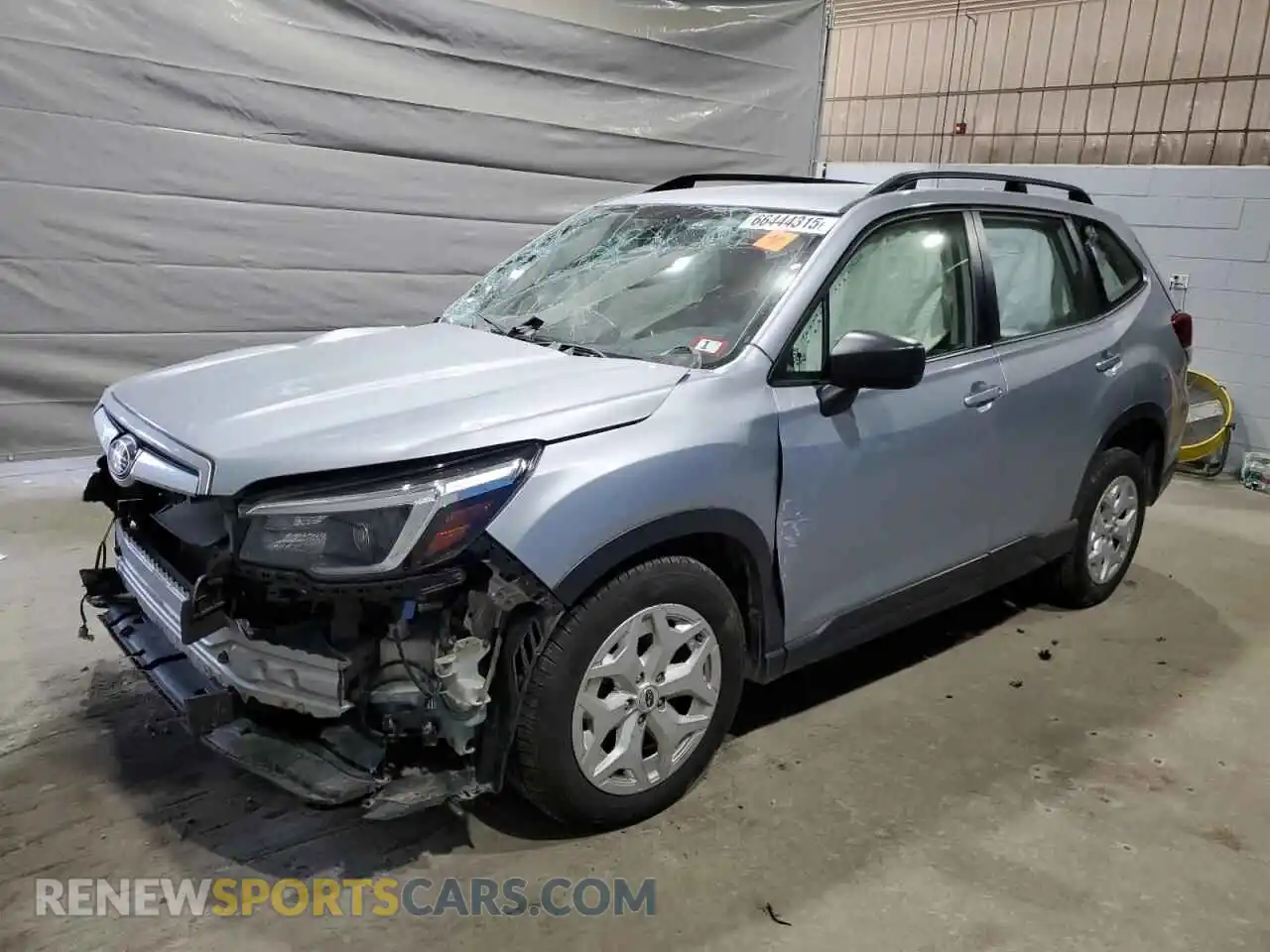 1 Photograph of a damaged car JF2SKADC5MH406586 SUBARU FORESTER 2021