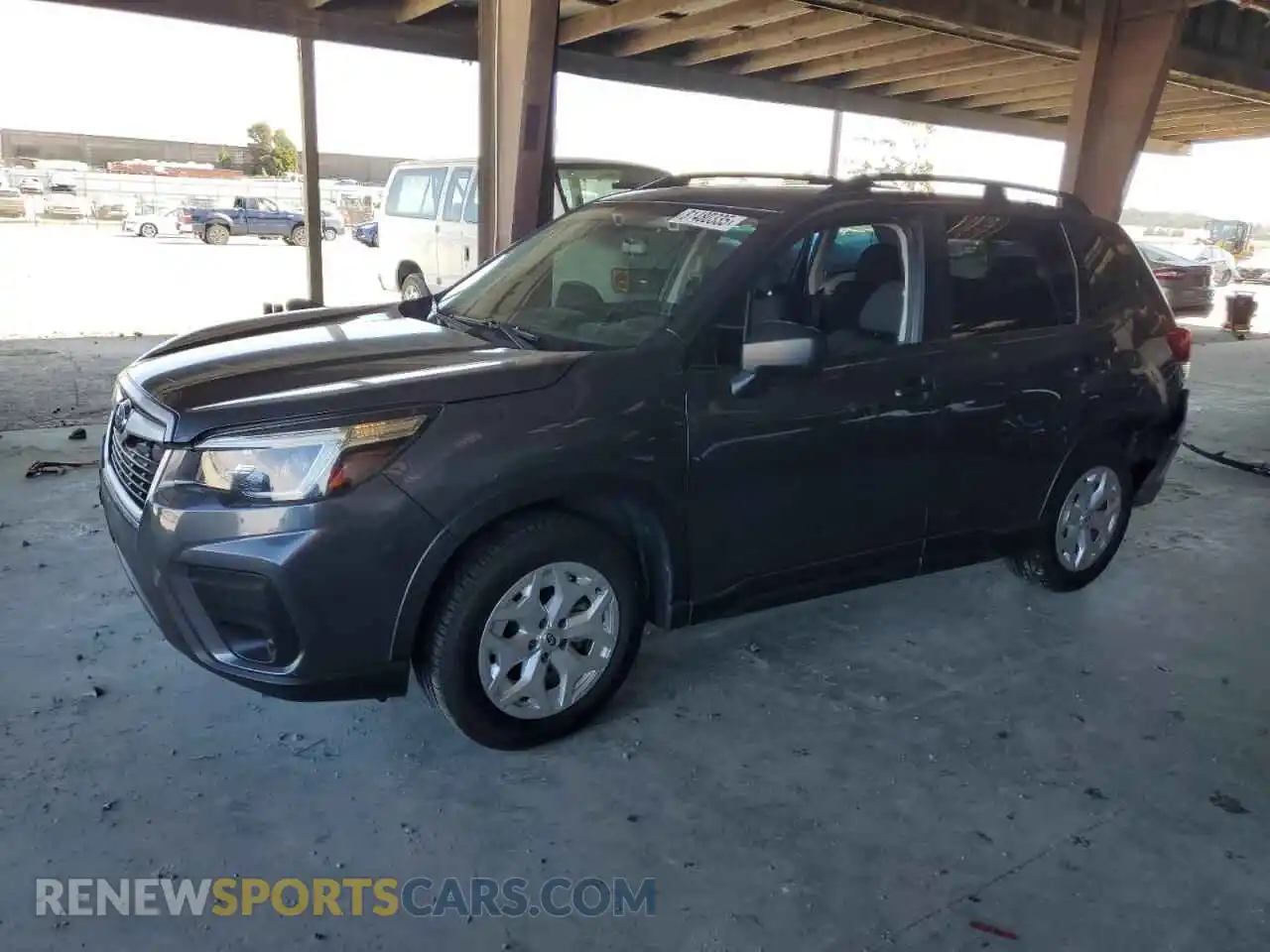 1 Photograph of a damaged car JF2SKADC5MH454976 SUBARU FORESTER 2021