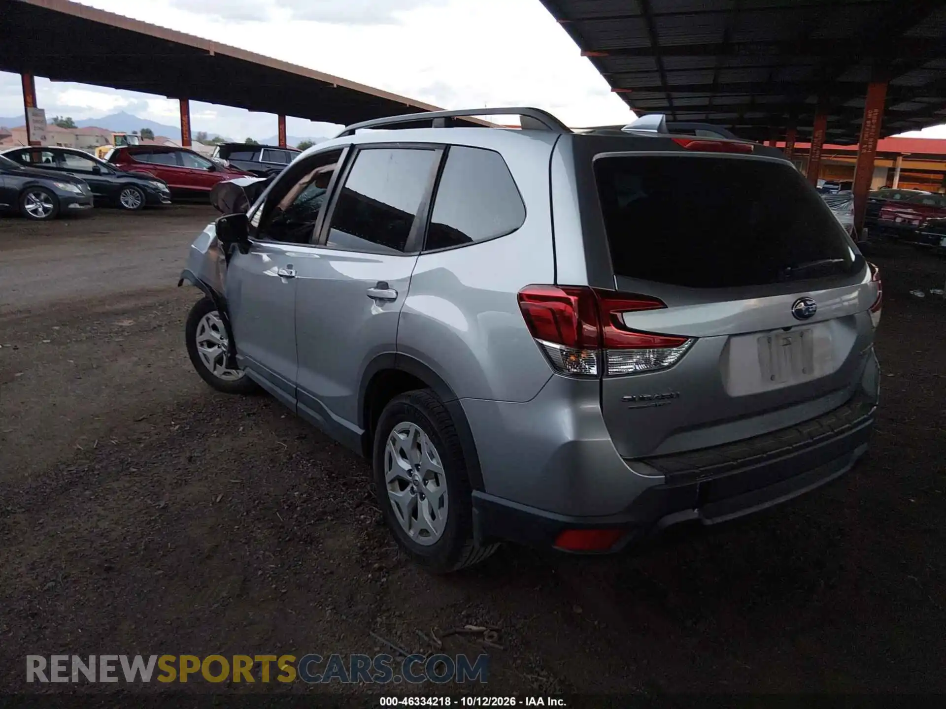 3 Photograph of a damaged car JF2SKADC6MH583518 SUBARU FORESTER 2021