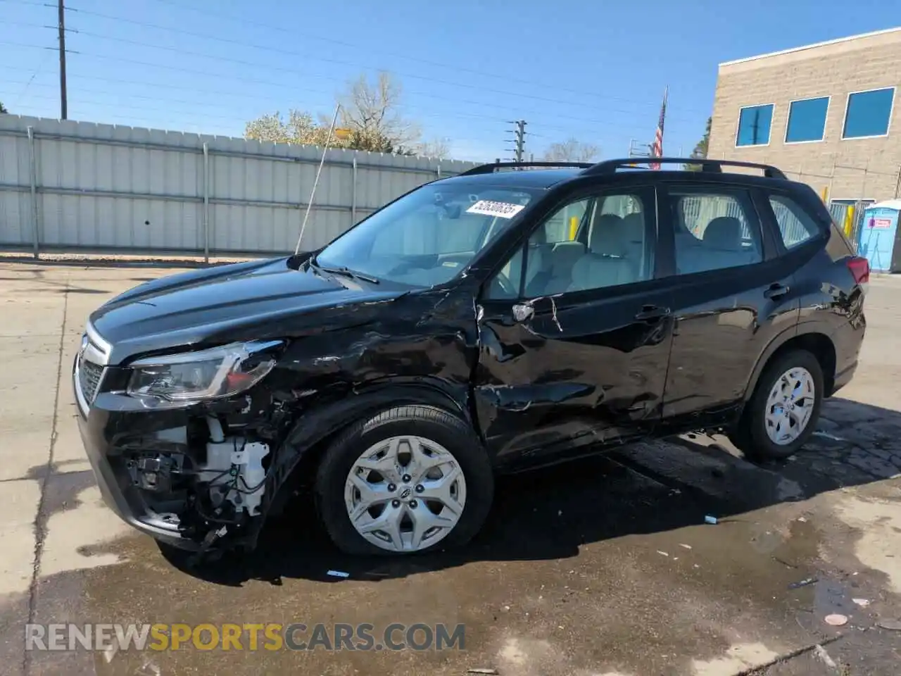 1 Photograph of a damaged car JF2SKADC7MH406895 SUBARU FORESTER 2021