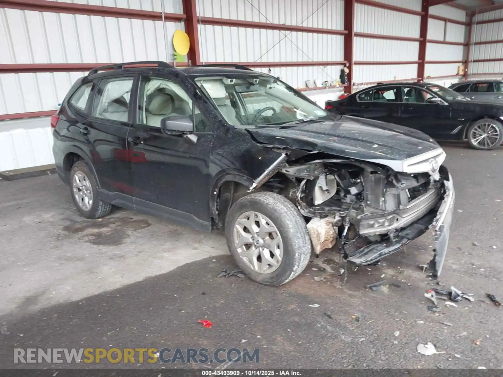 1 Photograph of a damaged car JF2SKADC7MH468751 SUBARU FORESTER 2021