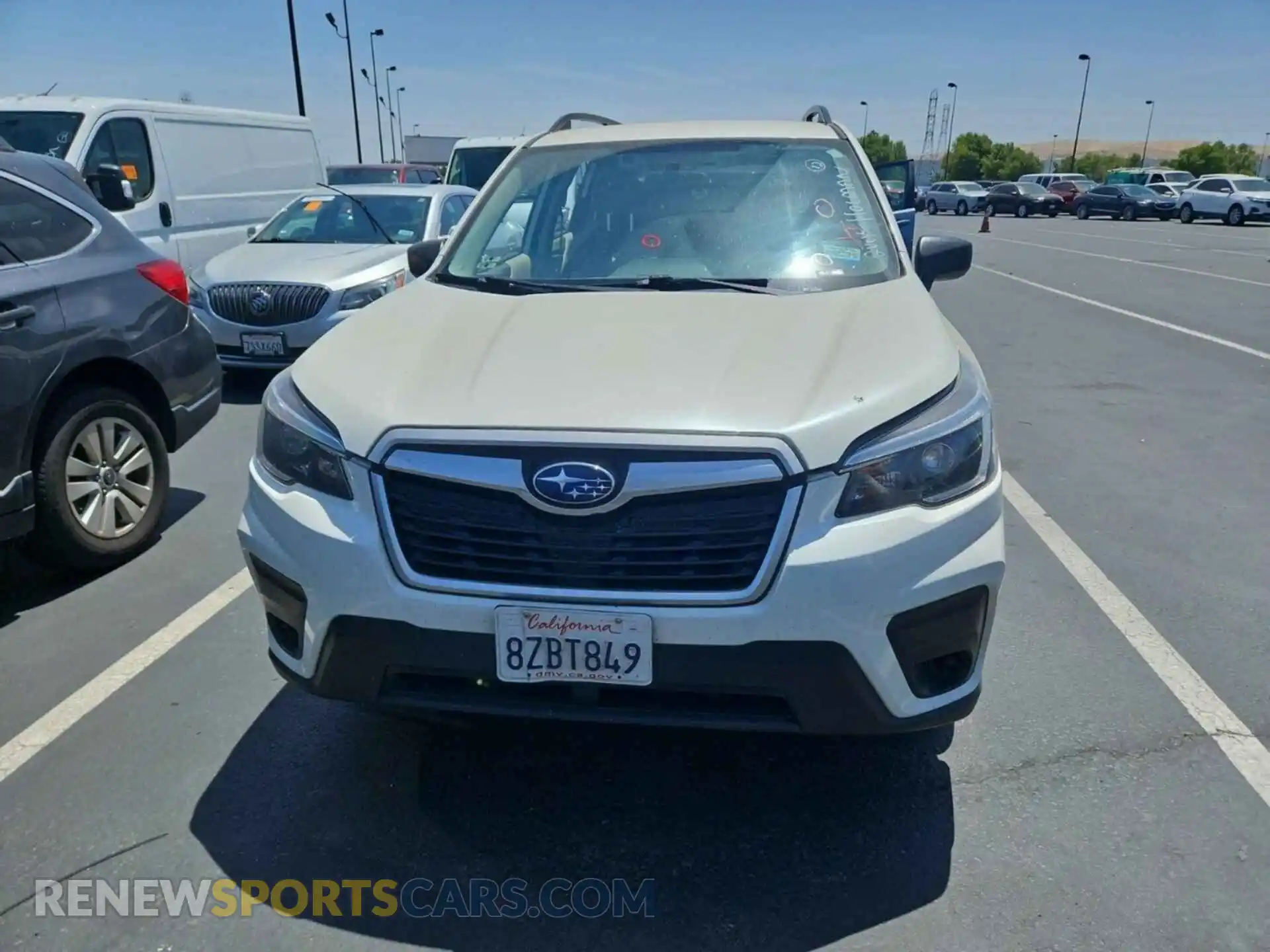 1 Photograph of a damaged car JF2SKADC8MH578627 SUBARU FORESTER 2021