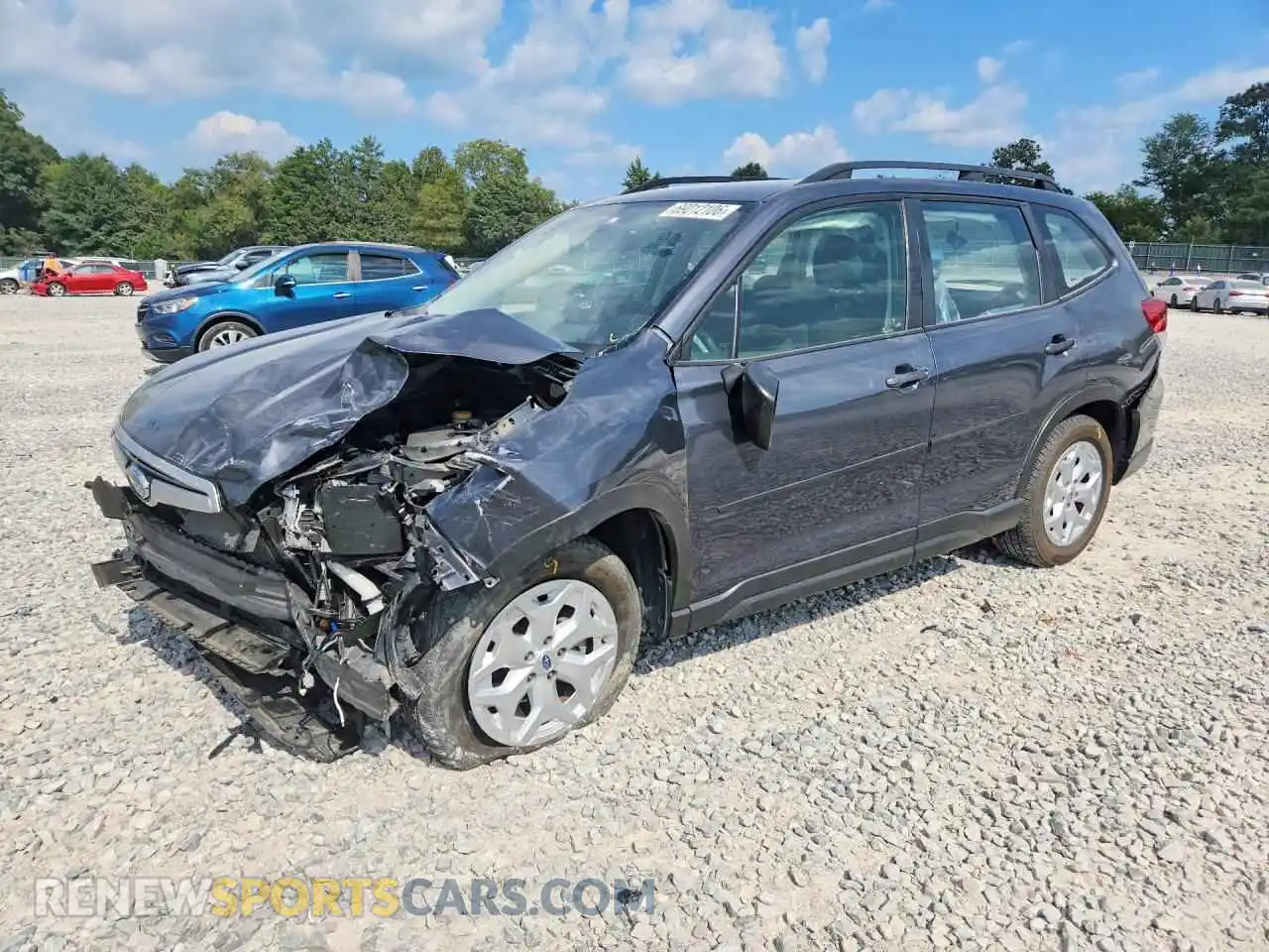 1 Photograph of a damaged car JF2SKADC9MH464507 SUBARU FORESTER 2021