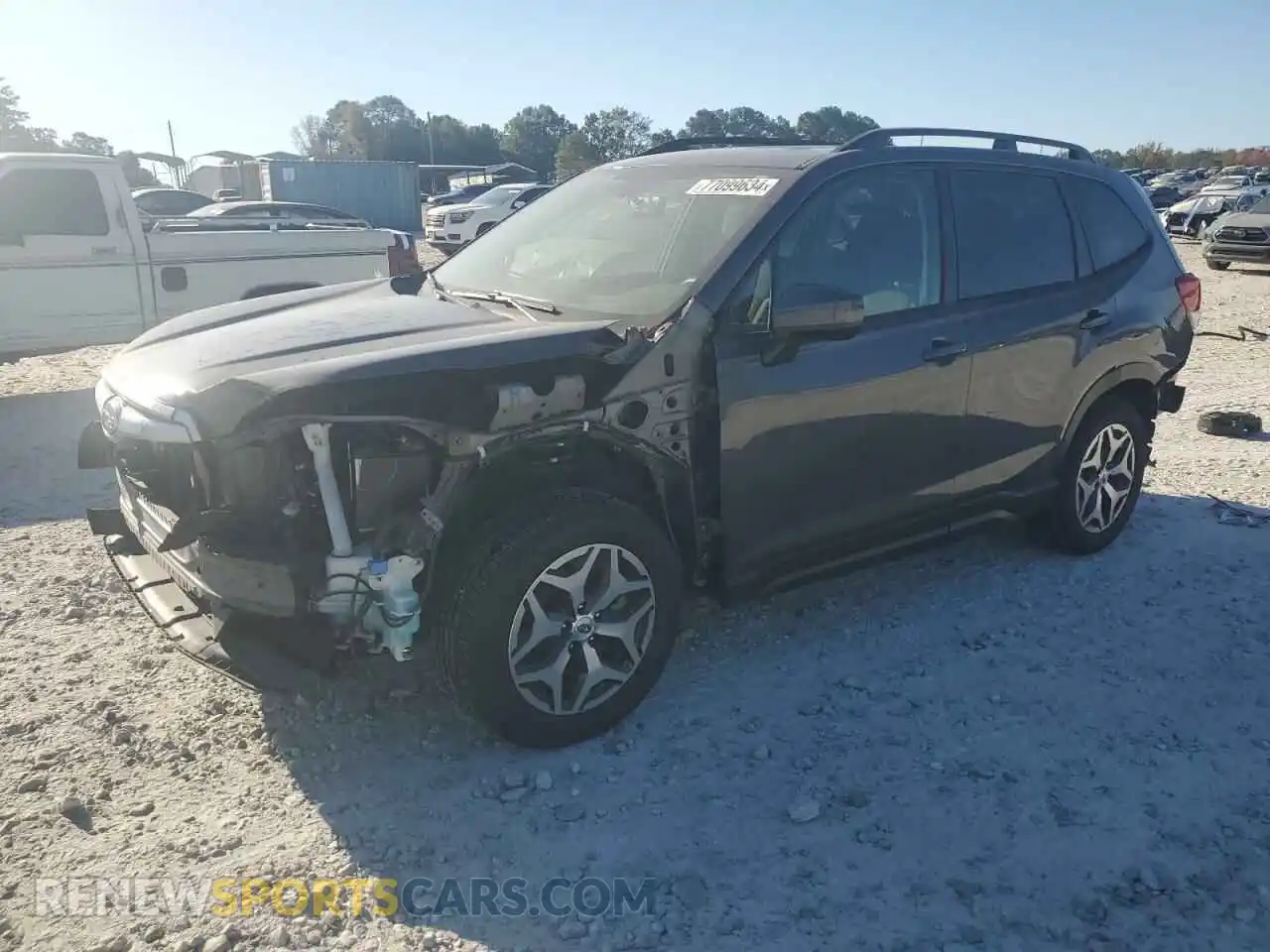 1 Photograph of a damaged car JF2SKAFC0MH478213 SUBARU FORESTER 2021