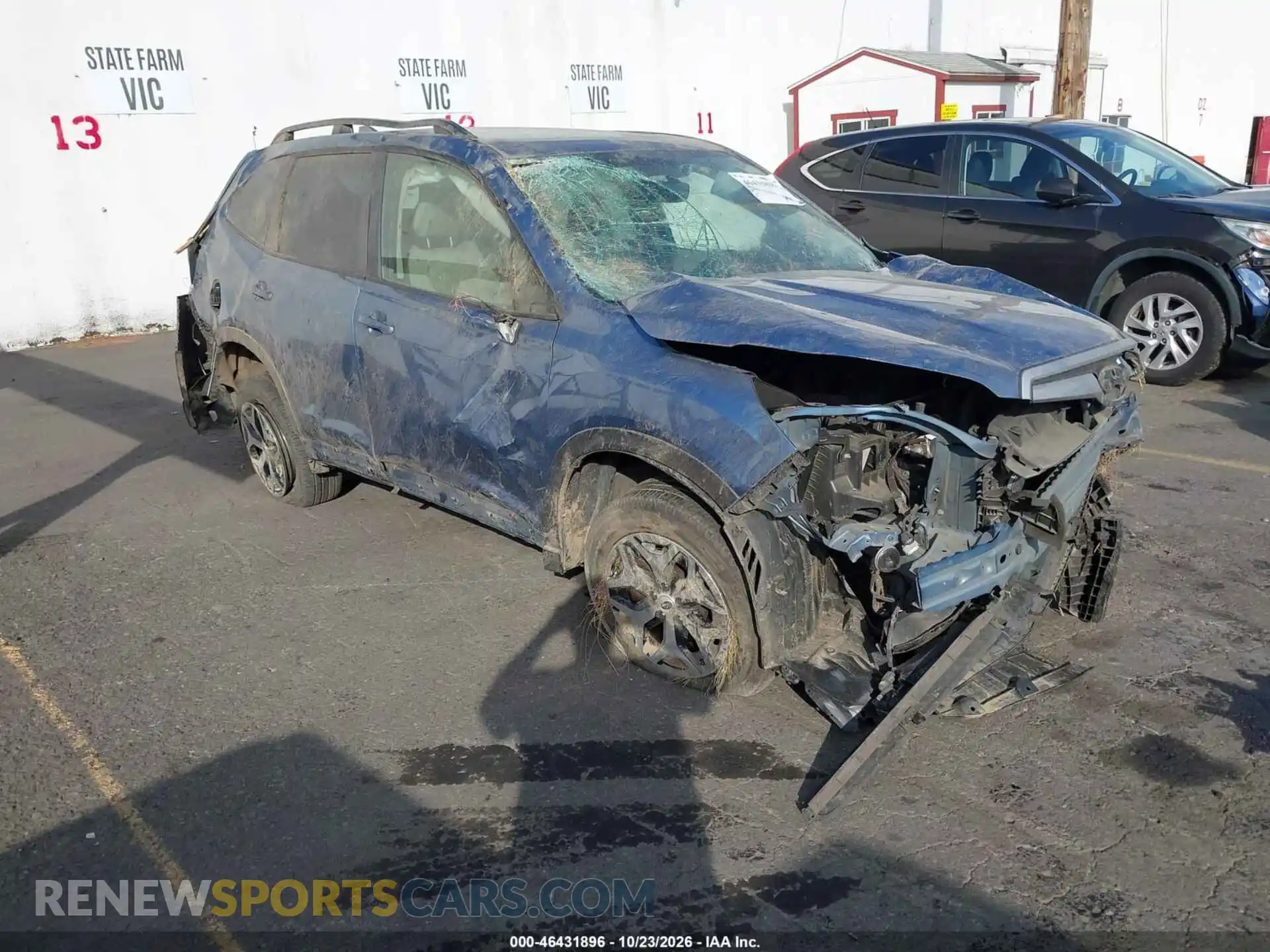 1 Photograph of a damaged car JF2SKAFC1MH414116 SUBARU FORESTER 2021