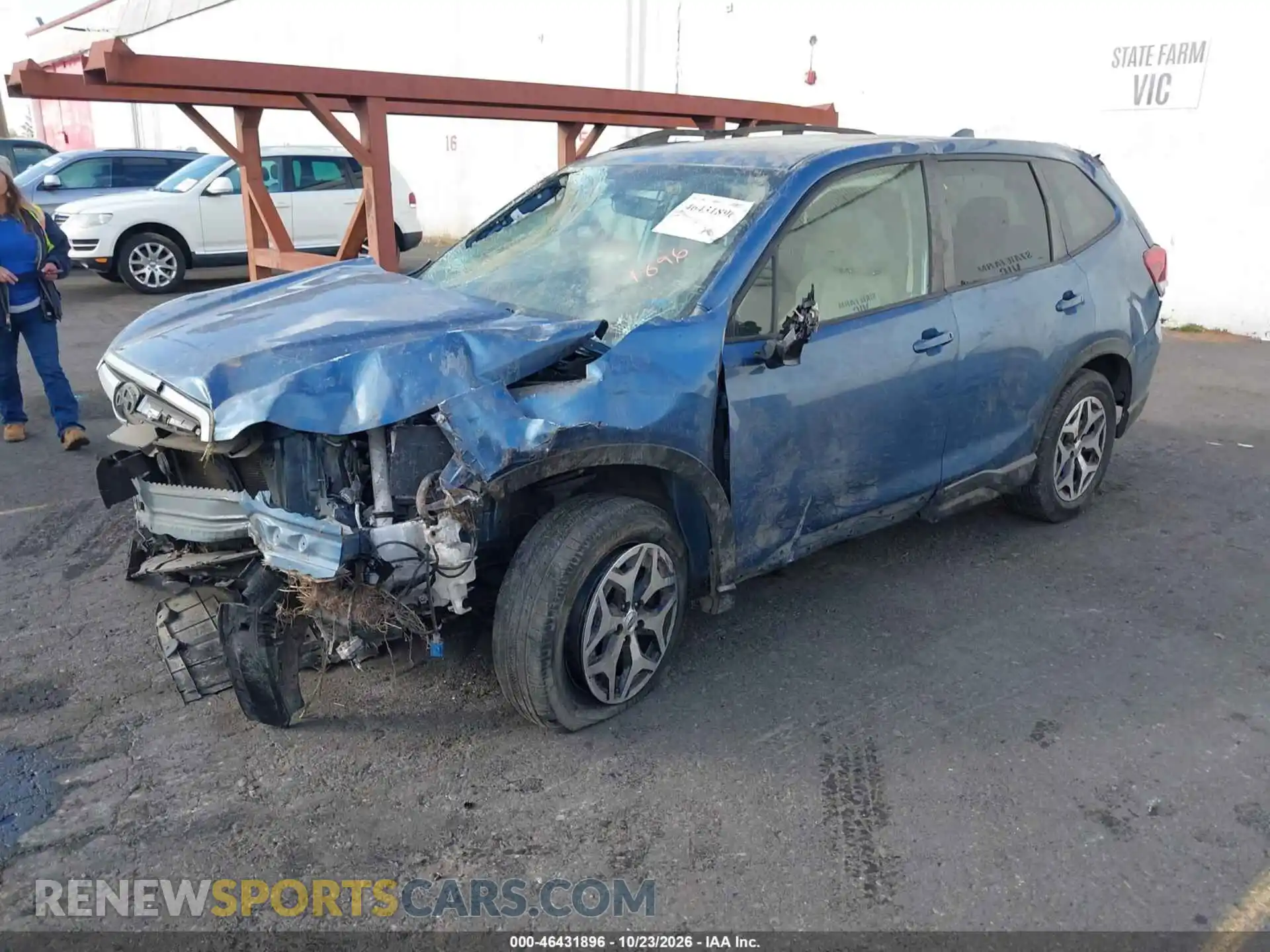 2 Photograph of a damaged car JF2SKAFC1MH414116 SUBARU FORESTER 2021