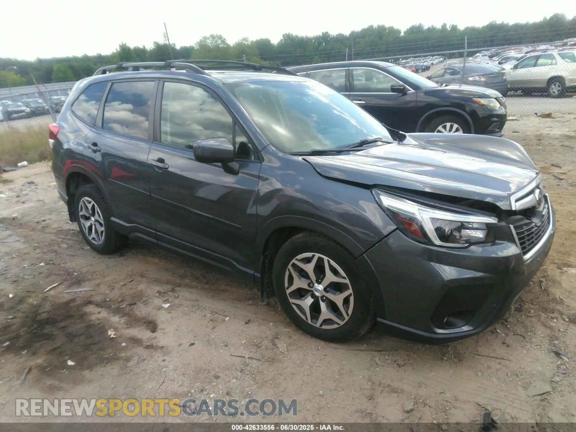 1 Photograph of a damaged car JF2SKAFC1MH437721 SUBARU FORESTER 2021