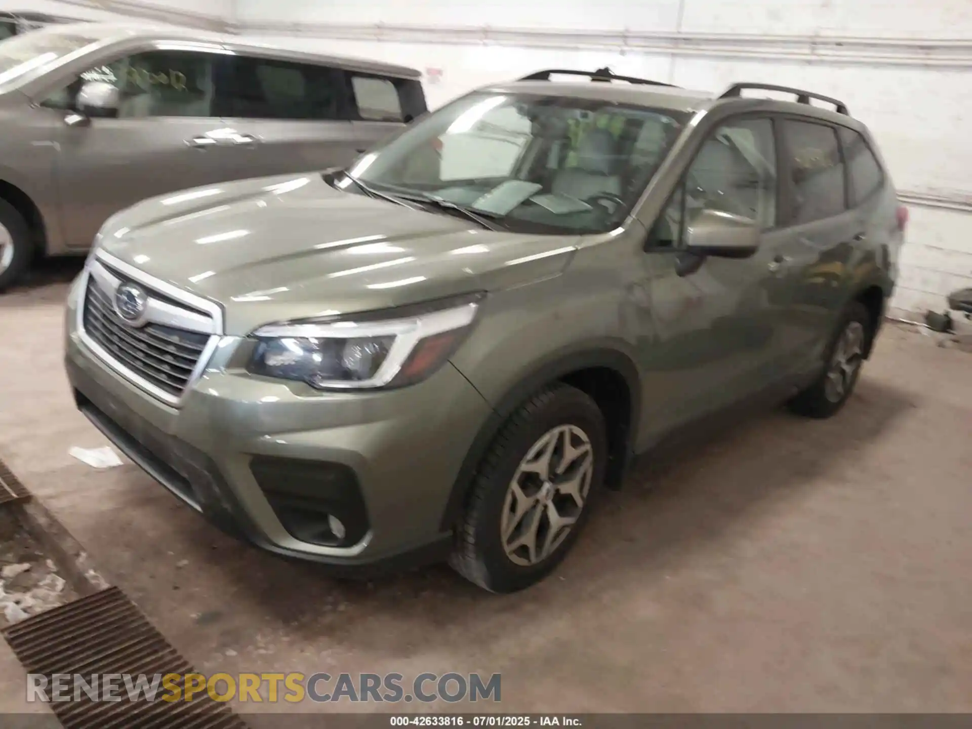 2 Photograph of a damaged car JF2SKAFC1MH542369 SUBARU FORESTER 2021