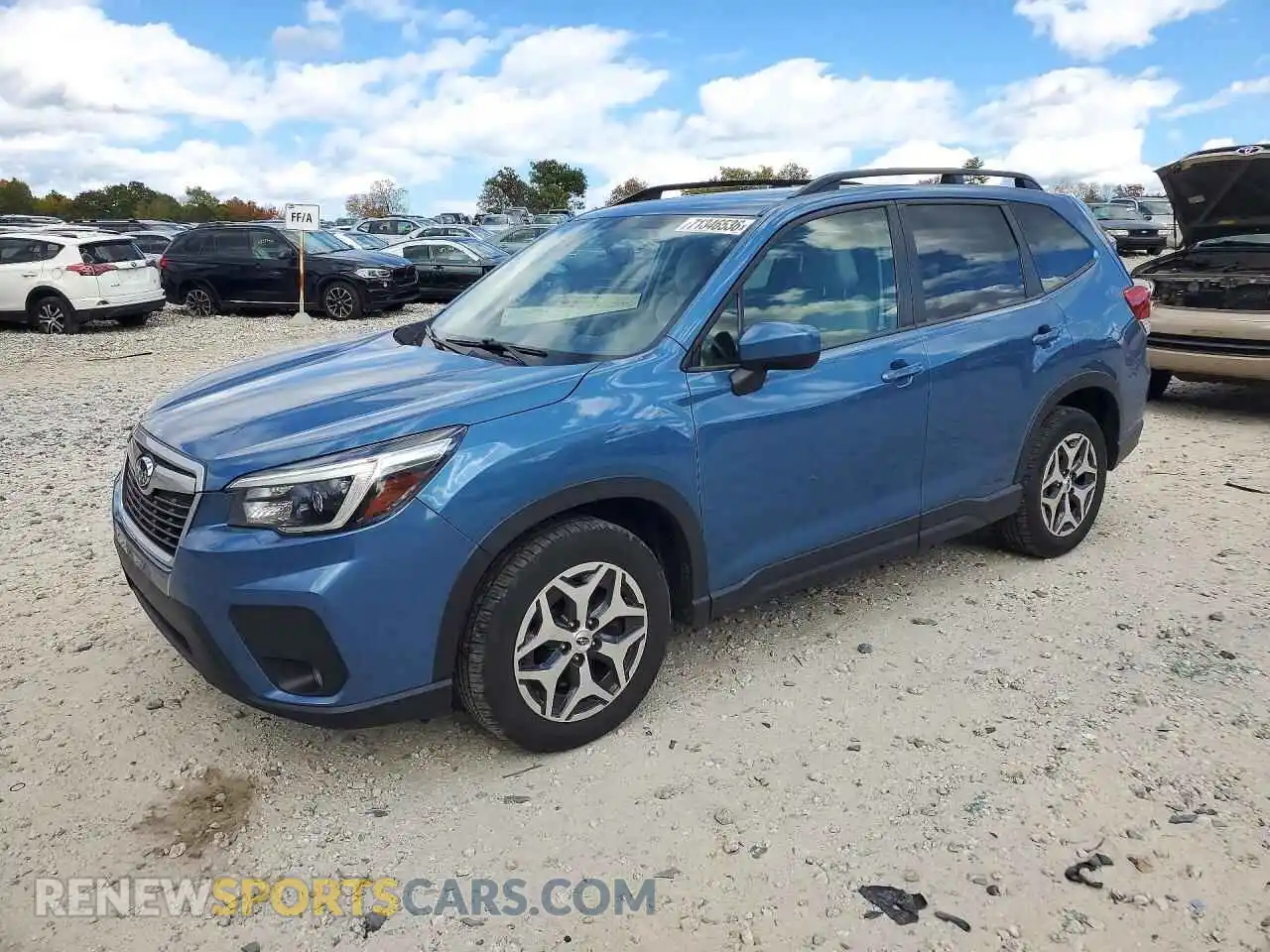 1 Photograph of a damaged car JF2SKAFC1MH547698 SUBARU FORESTER 2021