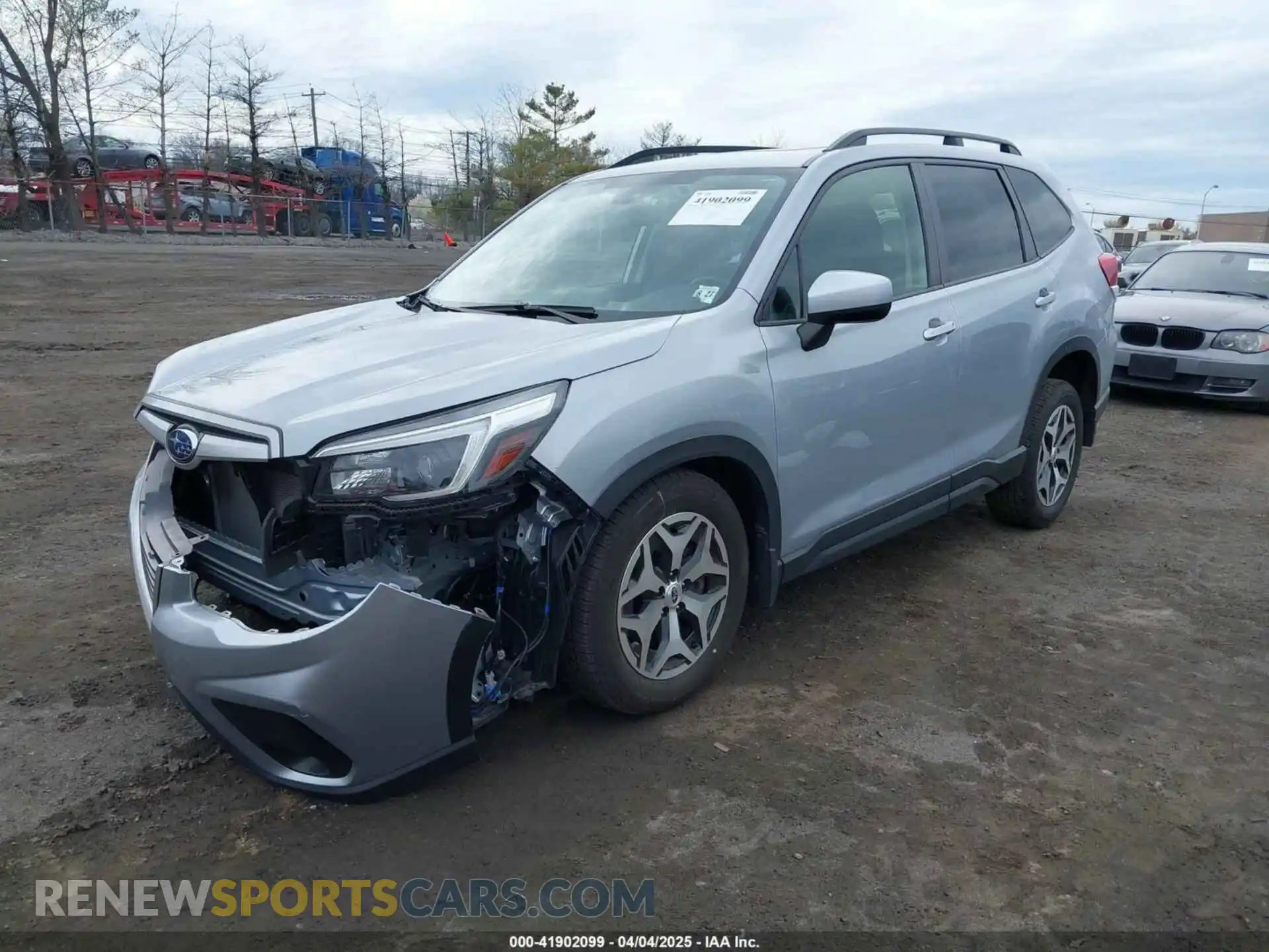 2 Photograph of a damaged car JF2SKAFC1MH547703 SUBARU FORESTER 2021