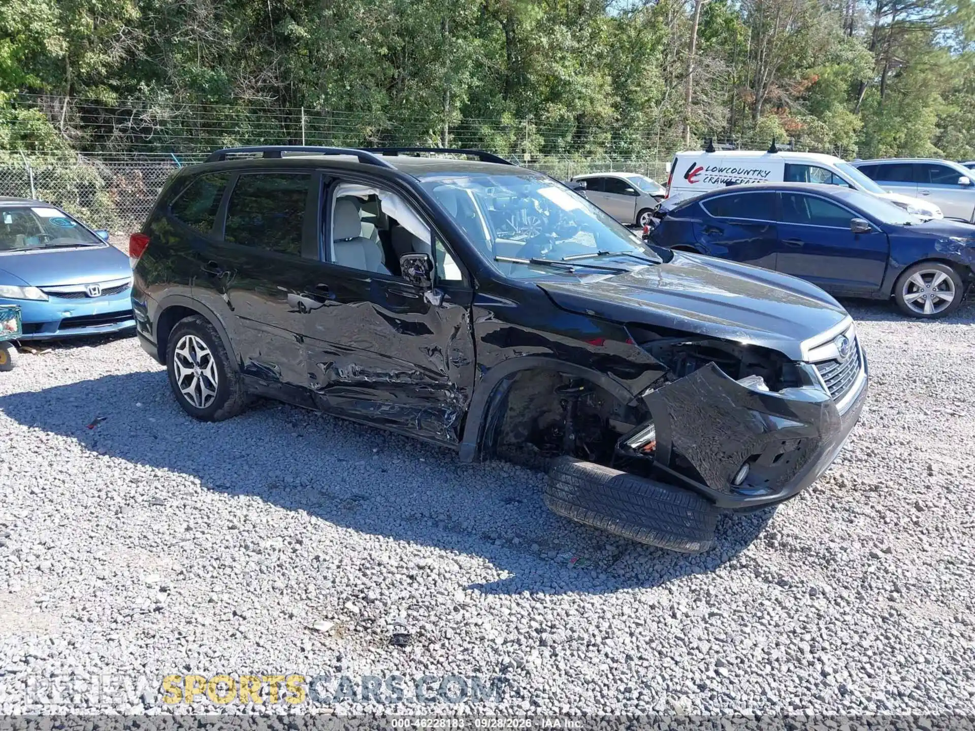 1 Фотография поврежденного автомобиля JF2SKAFC1MH564582 SUBARU FORESTER 2021