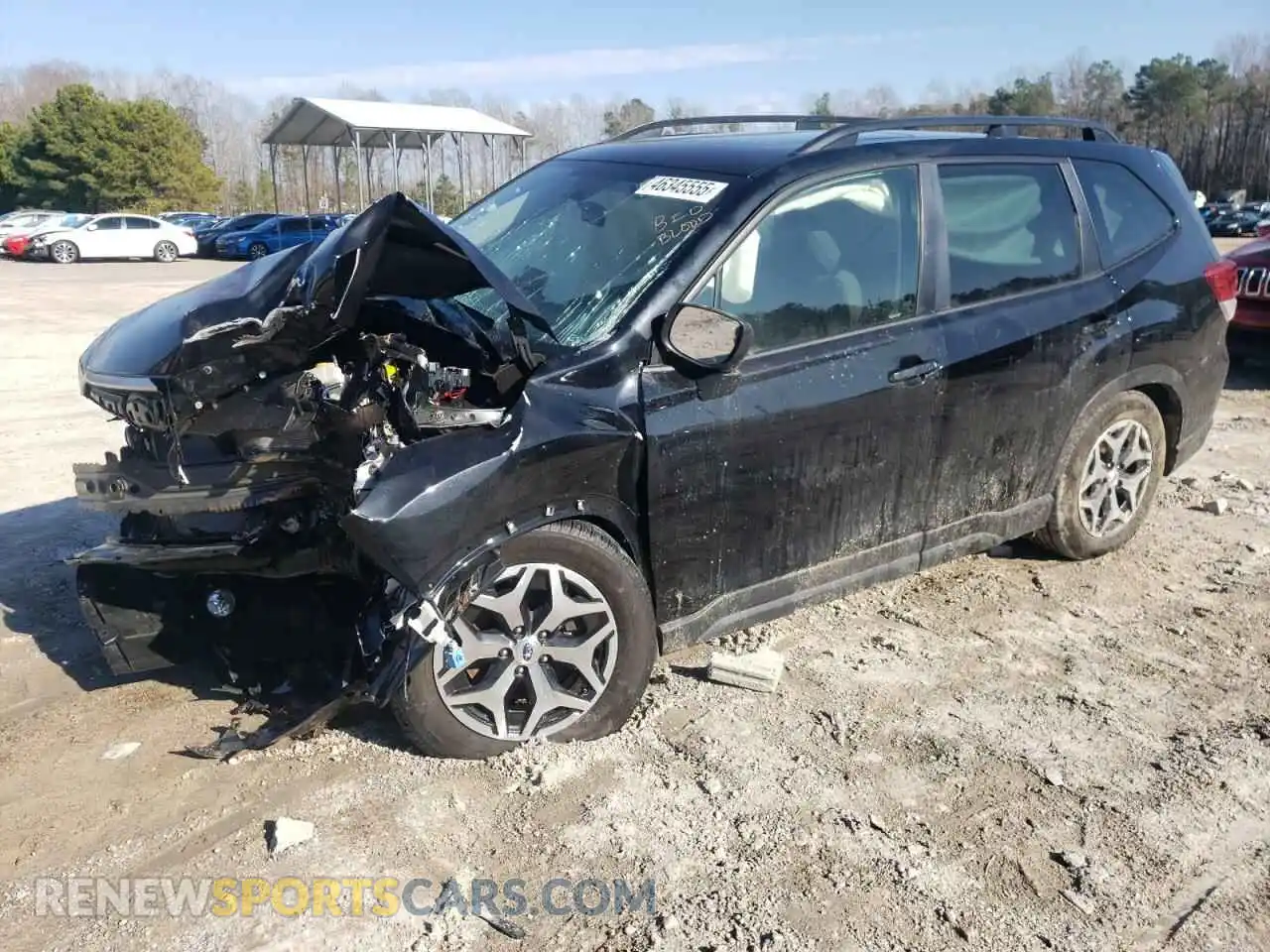 1 Photograph of a damaged car JF2SKAFC2MH401083 SUBARU FORESTER 2021