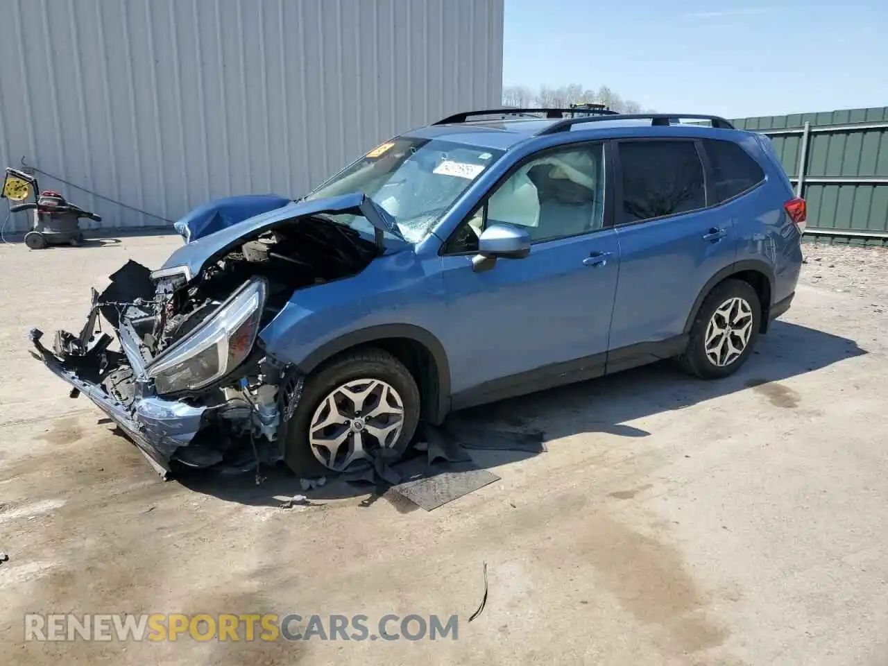 1 fotografías del automóvil dañado JF2SKAFC2MH481193 SUBARU FORESTER 2021